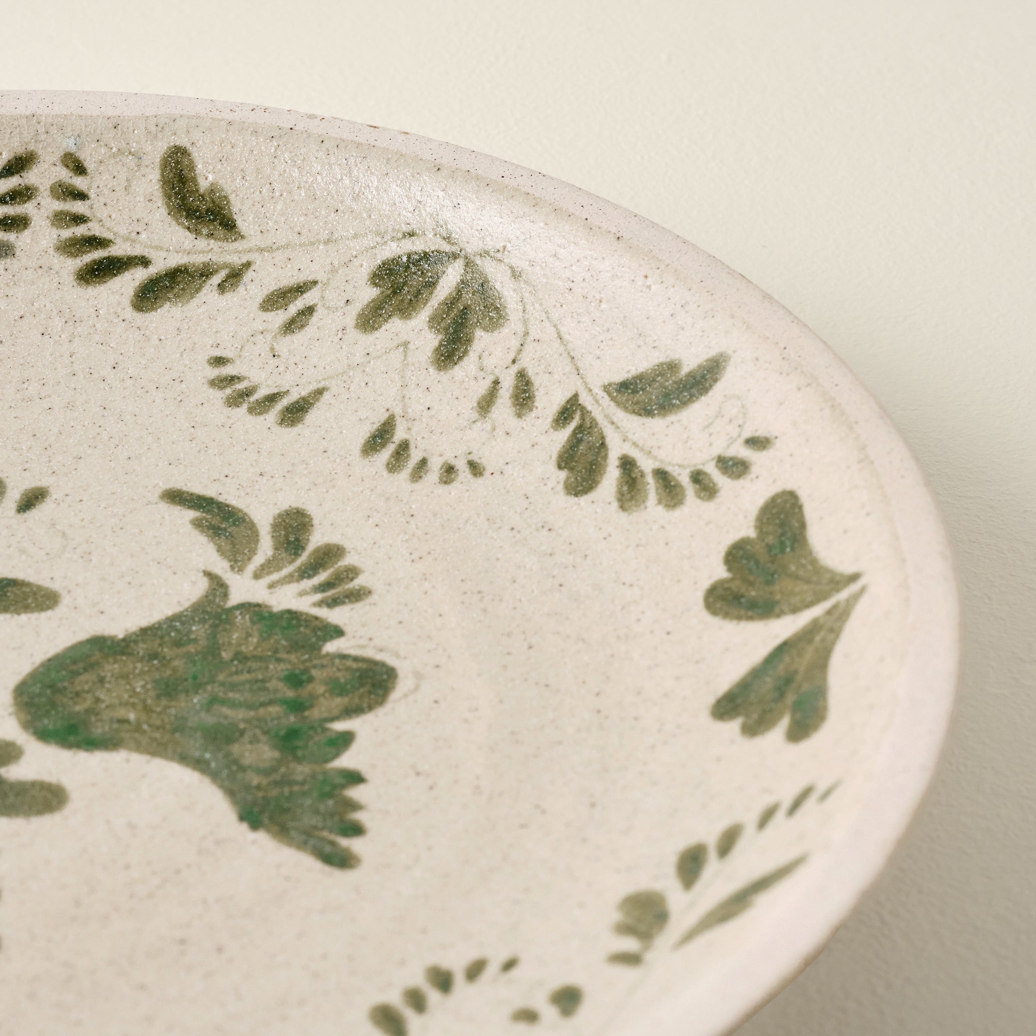 Caroline Oversized Hand-Painted Plate up close