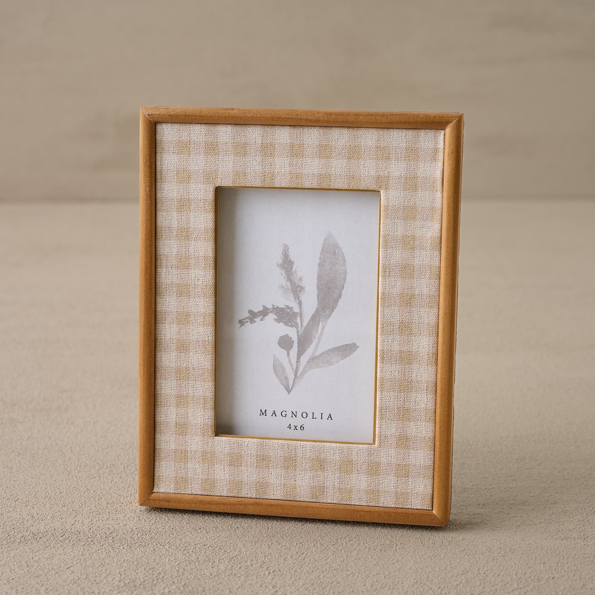 Maren Gingham Photo Frame