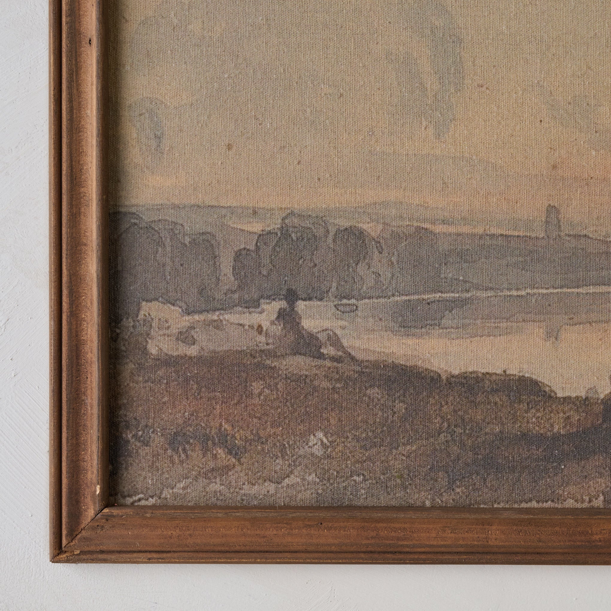 Spring Reflection Framed Print close up 