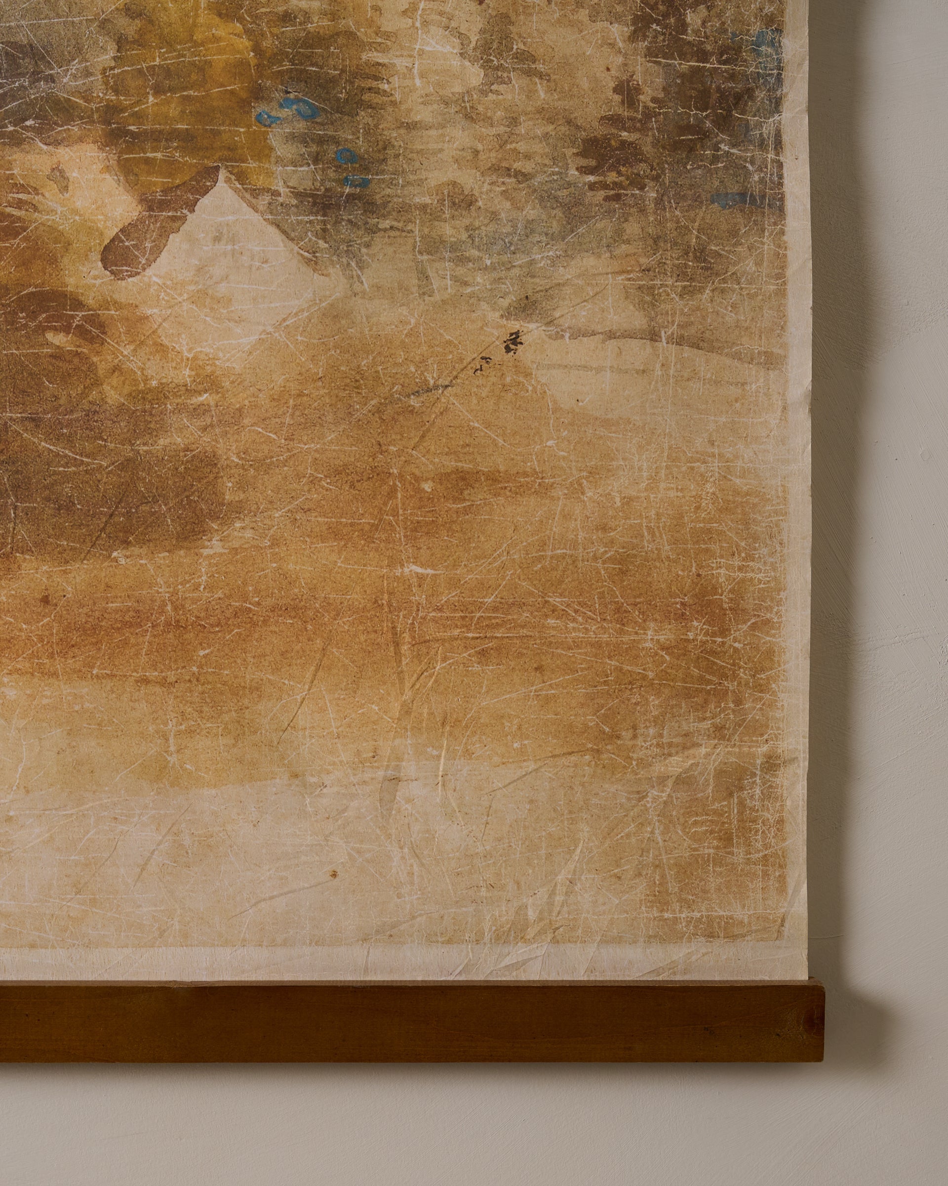 Autumn's Embrace Landscape Tapestry corner up close