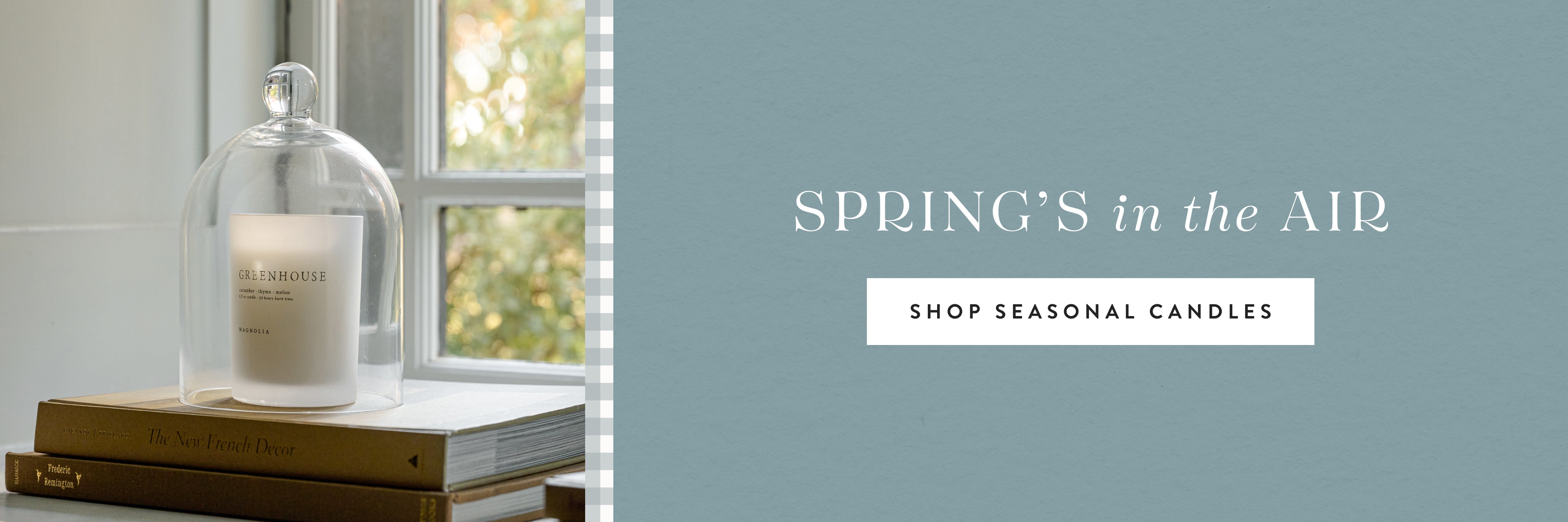 spring candles CTA