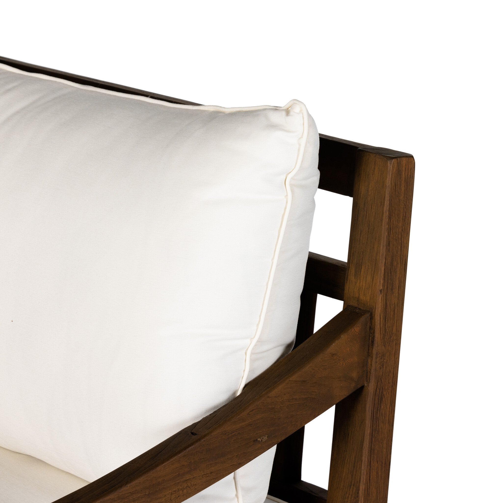 Frannie Outdoor Chair seatback corner up close