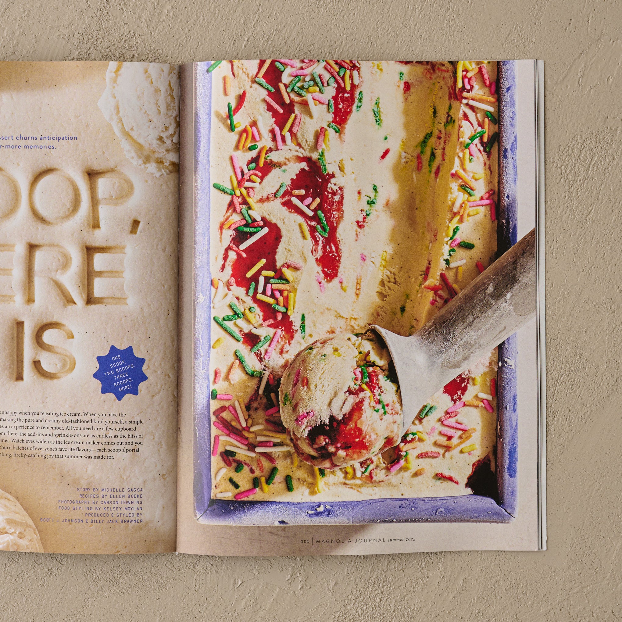 Magnoliass Journal Summer 2025 ice cream