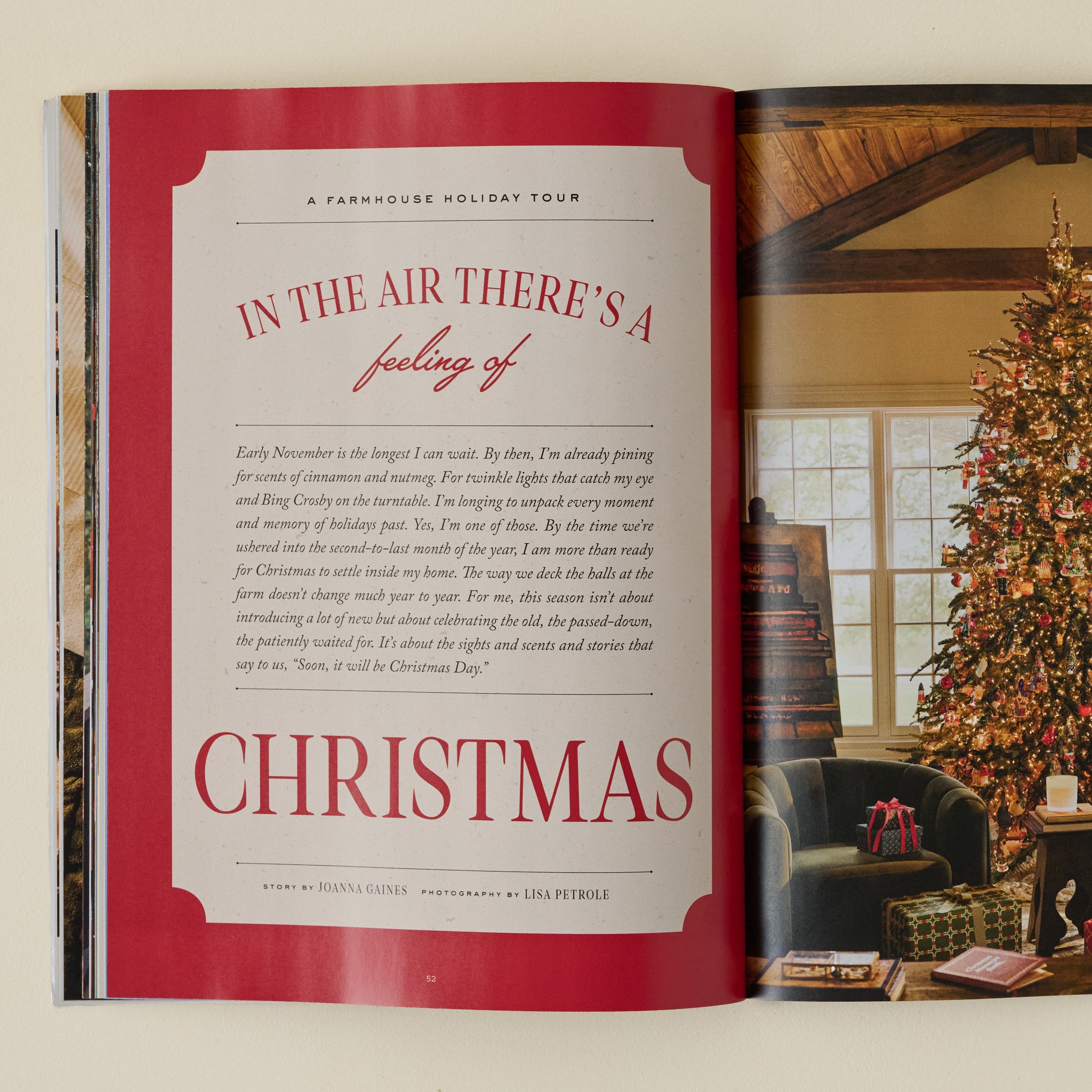 Magnoliass Winter 2025 Journal letter of the Farmhouse Holiday Tour