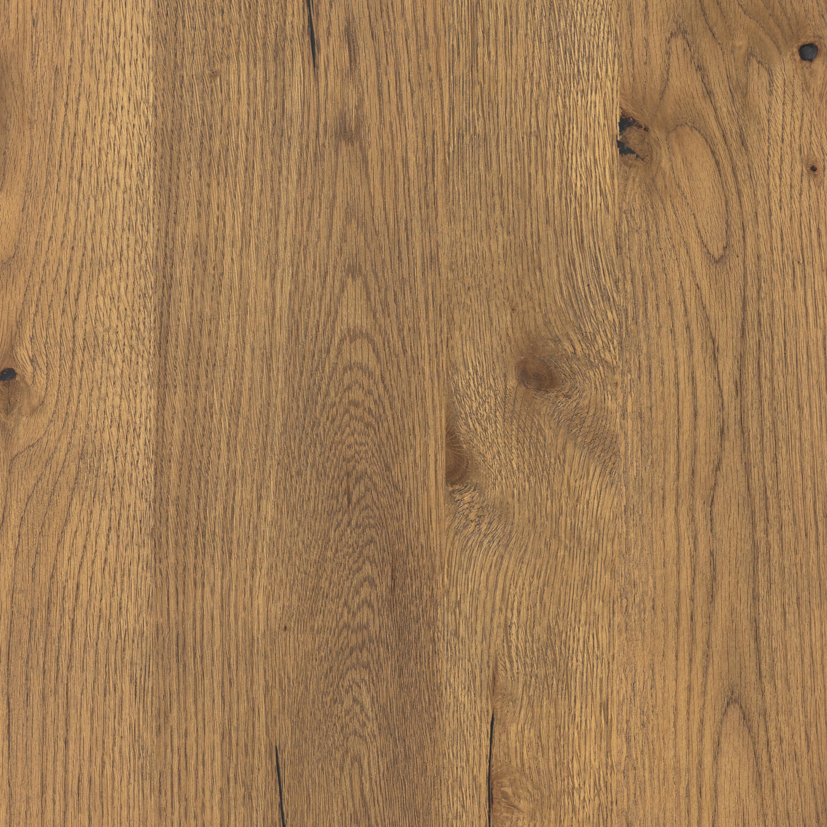 Liam 9 Drawer Dresser in amber oak close up of wood detail
