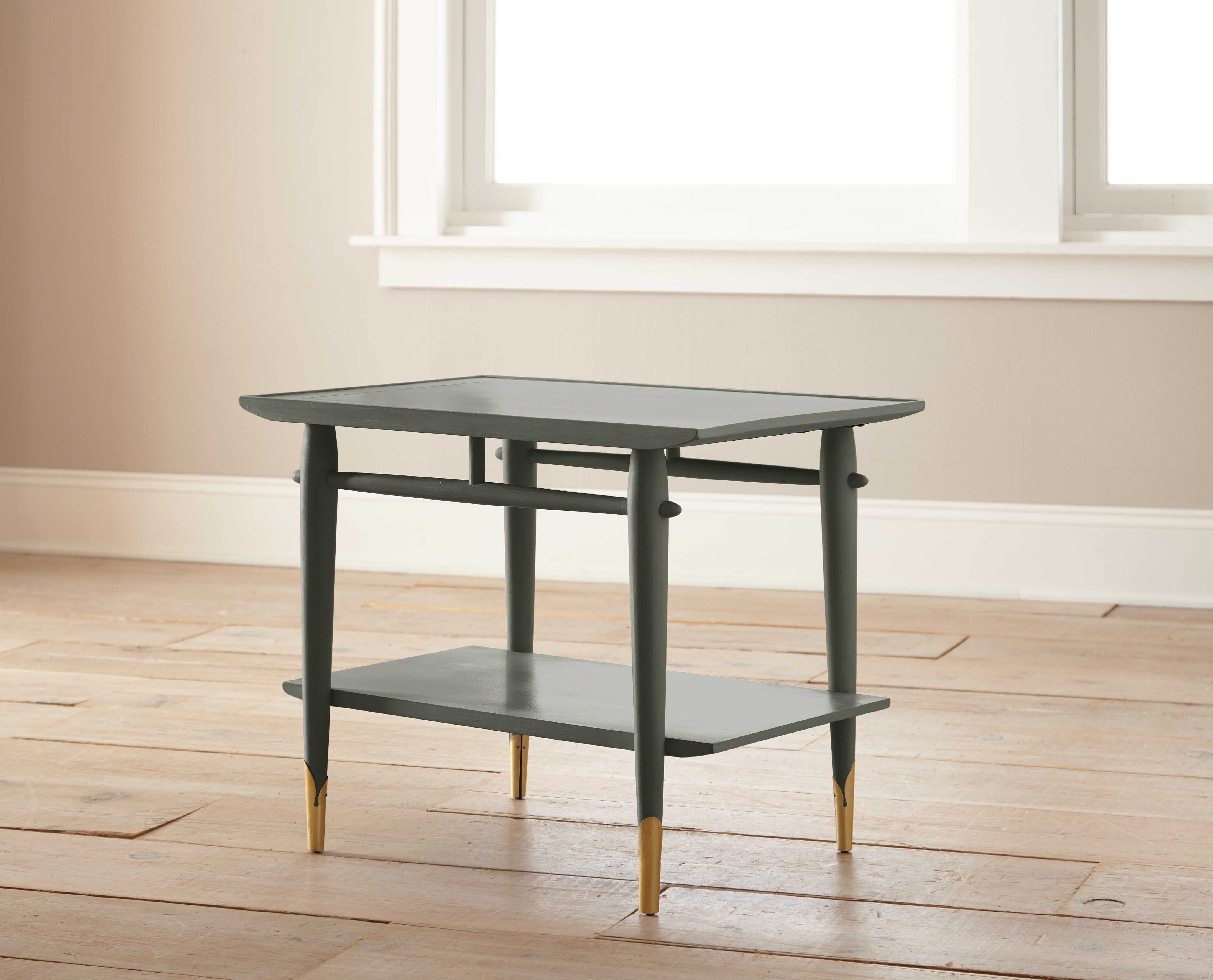 Step Stool Green - Chalk Style Paint