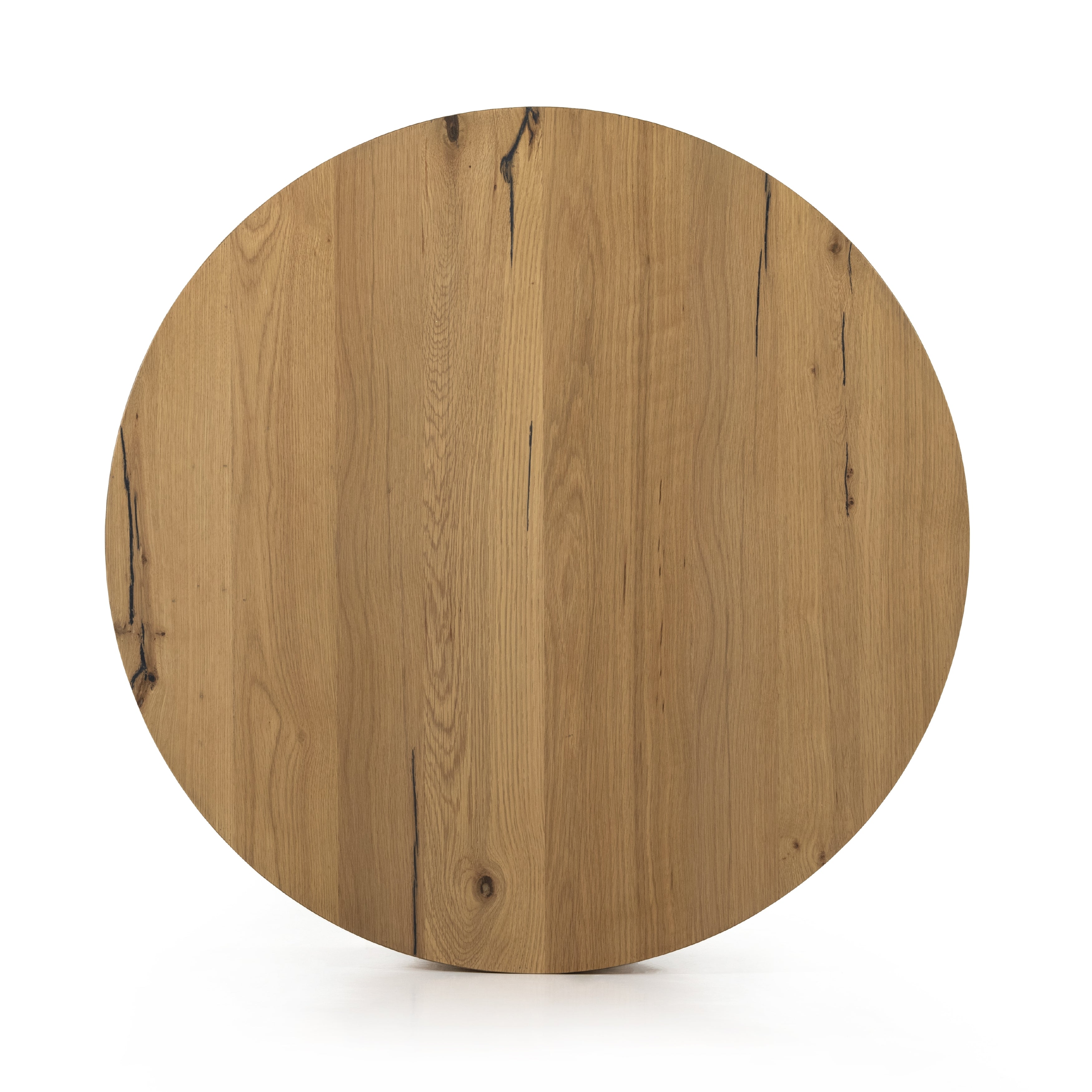 asher round oak veneer coffee table exclusive for Magnoliass