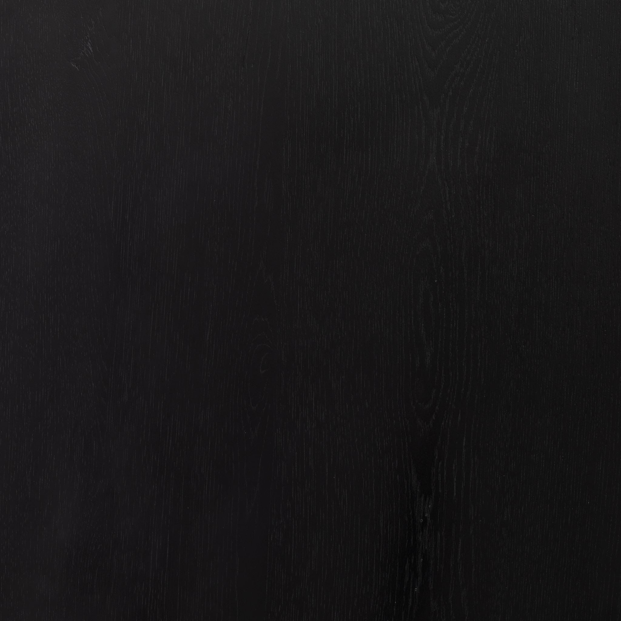 Asher coffee table in black close up of wood detail