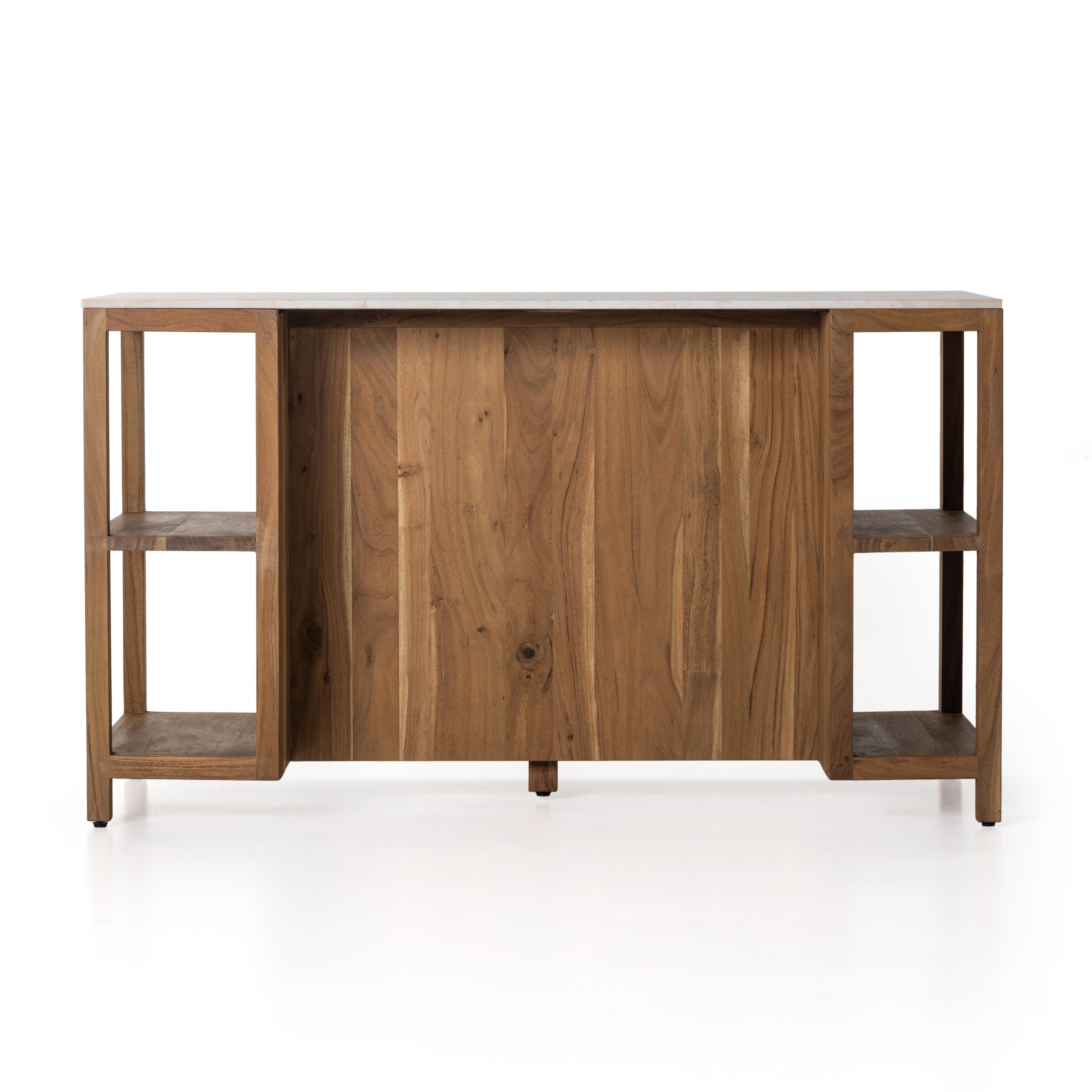 Frasier Kitchen Island back view