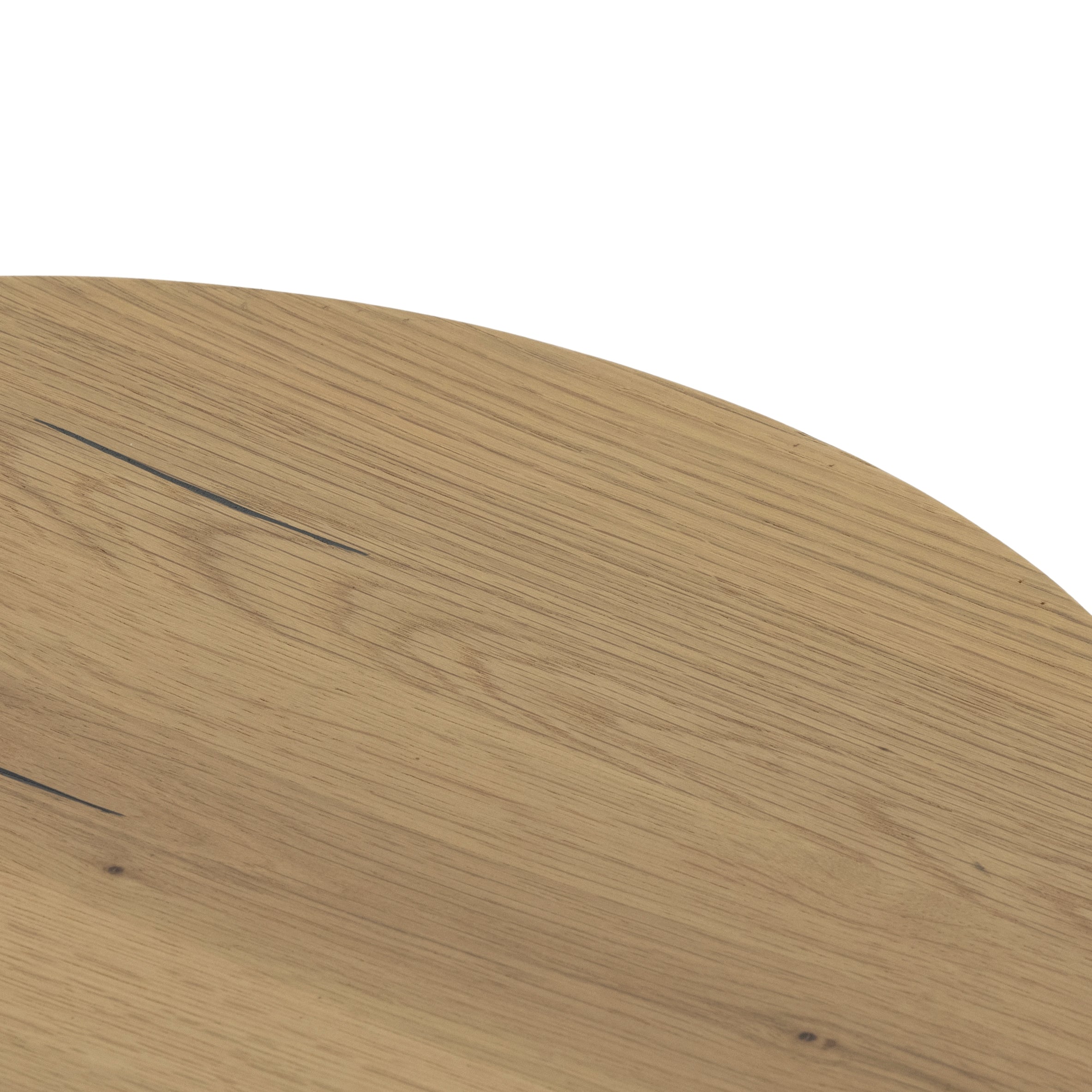 asher round oak veneer side table exclusive to Magnoliass