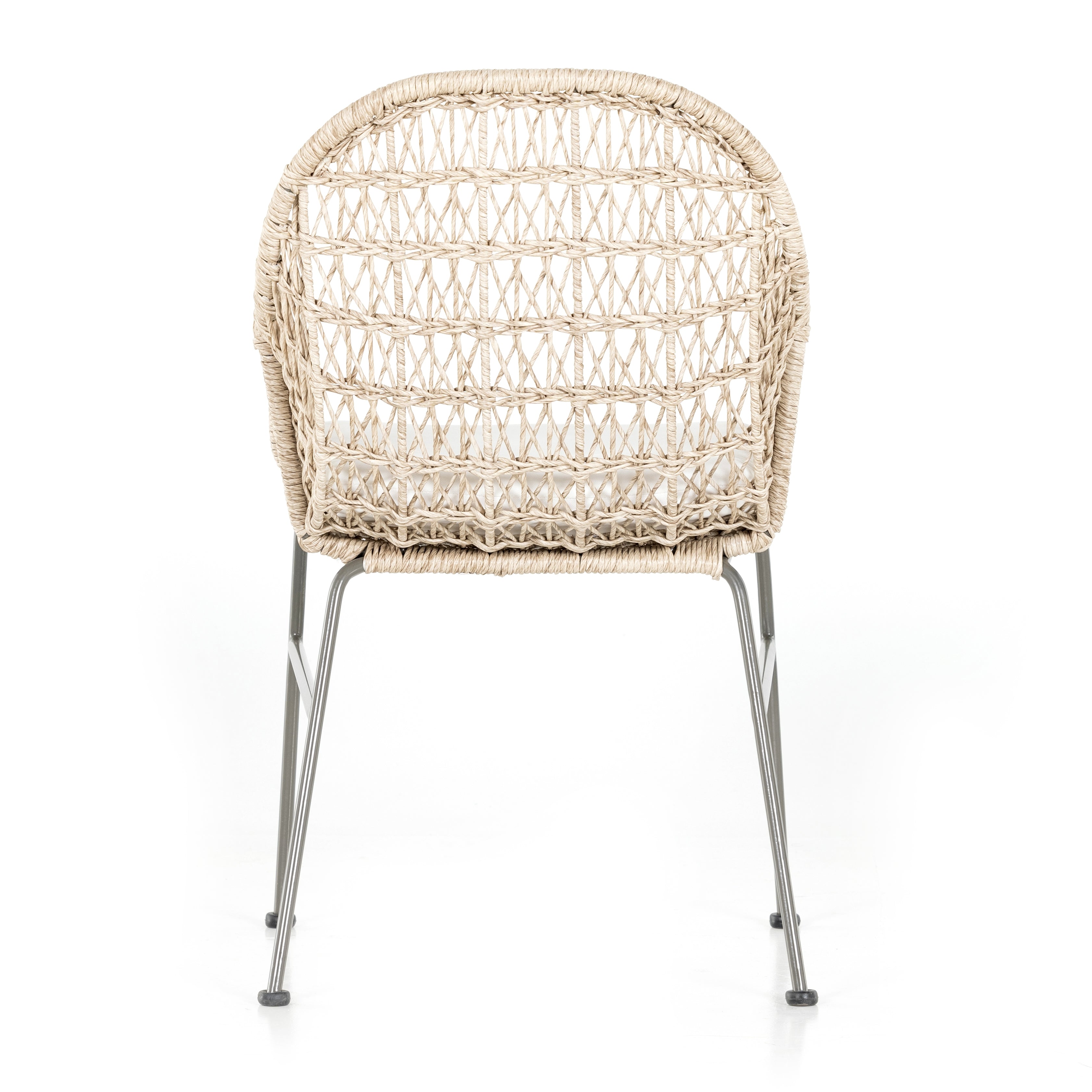 sylvie wicker outdoor cushioned dining chair for Magnoliass