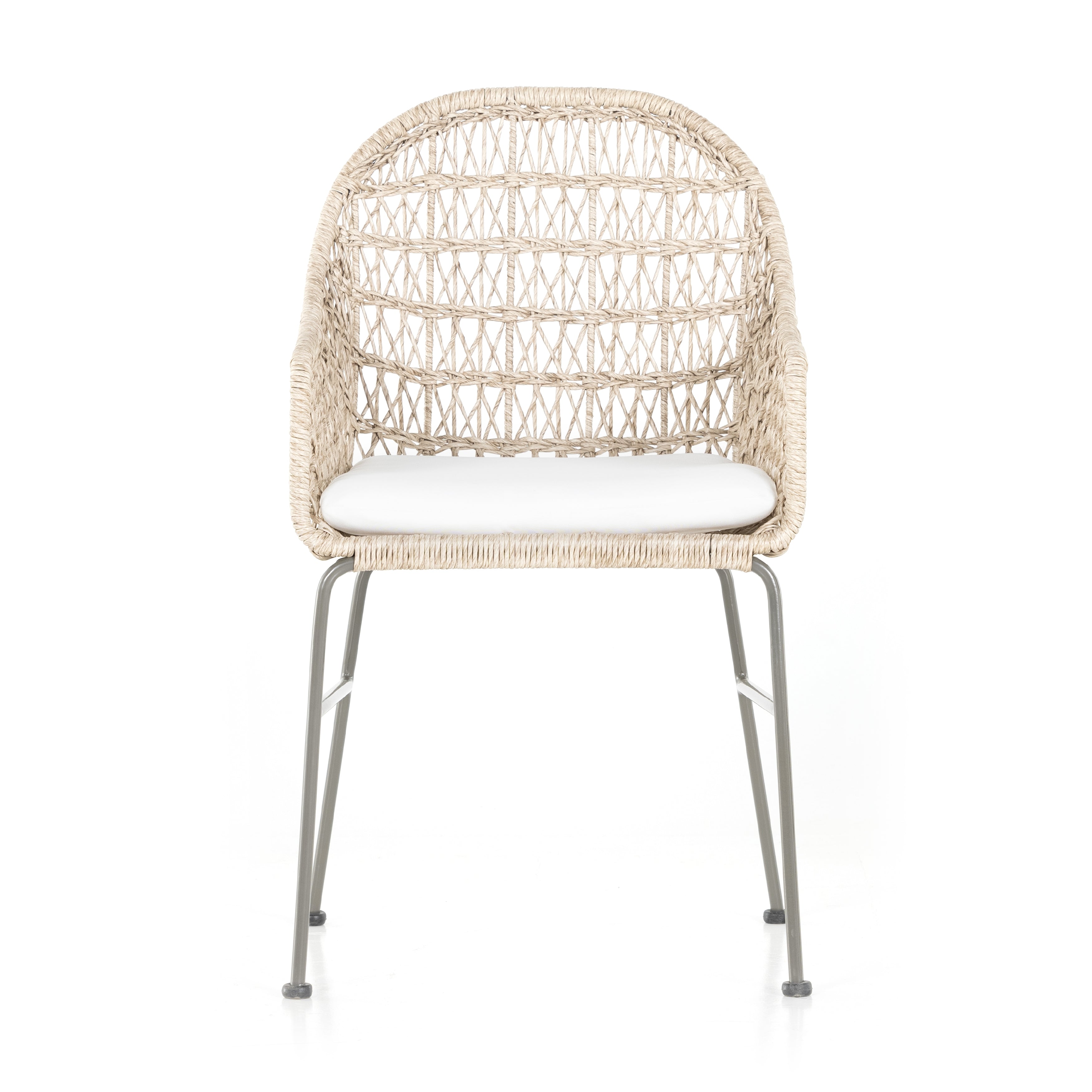 sylvie wicker outdoor cushioned dining chair for Magnoliass