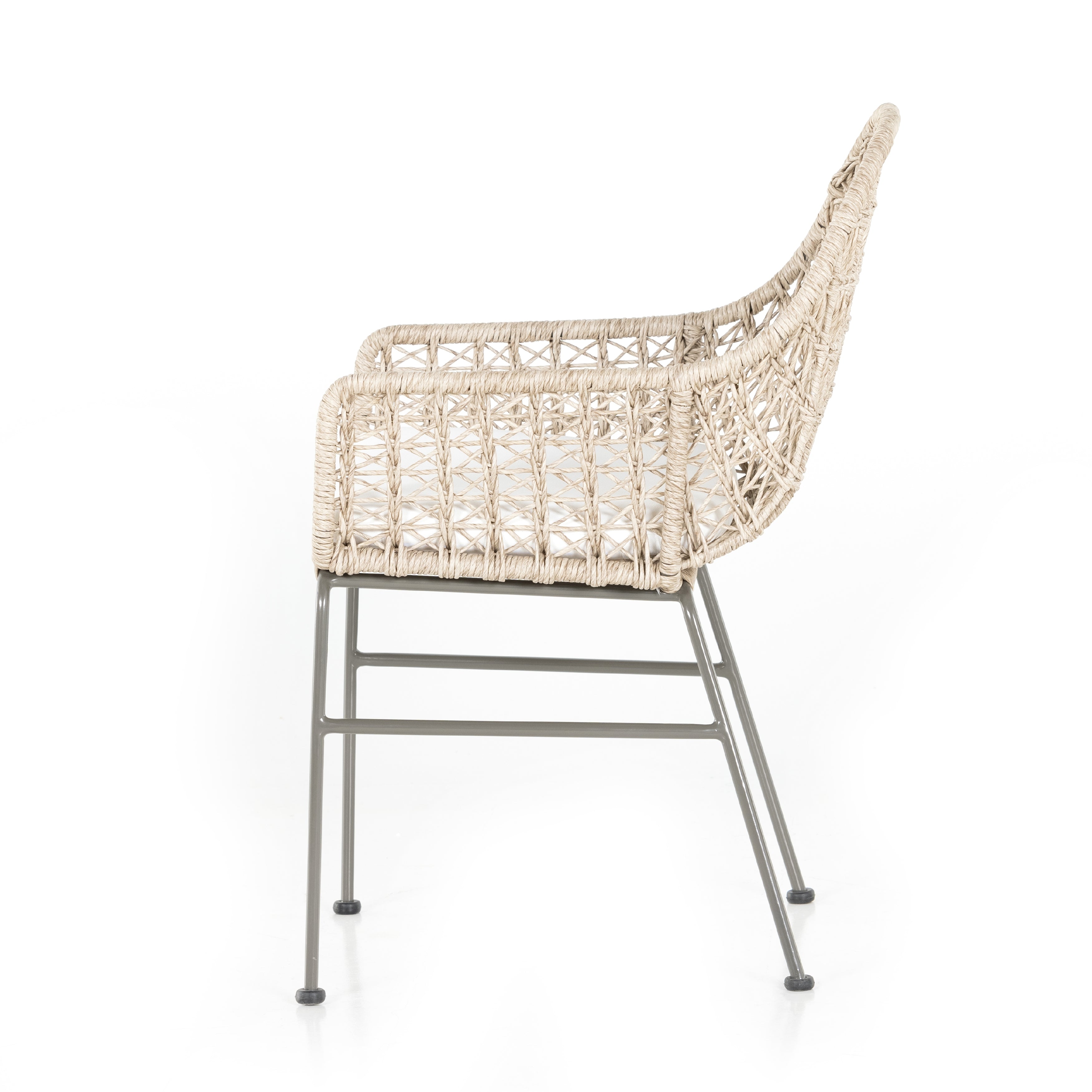 sylvie wicker outdoor cushioned dining chair for Magnoliass