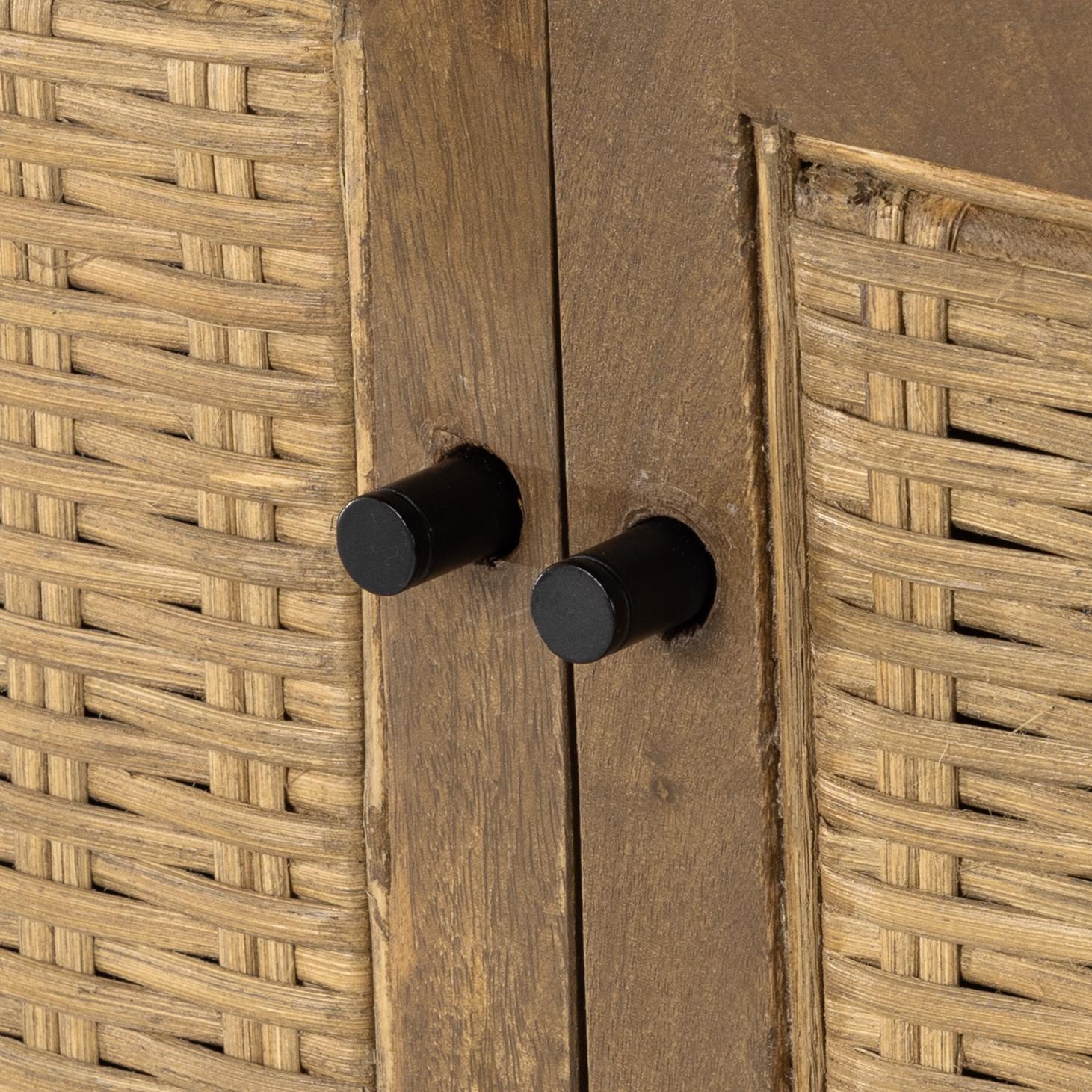 Luisa Sideboard close up of cabinet door and knob details