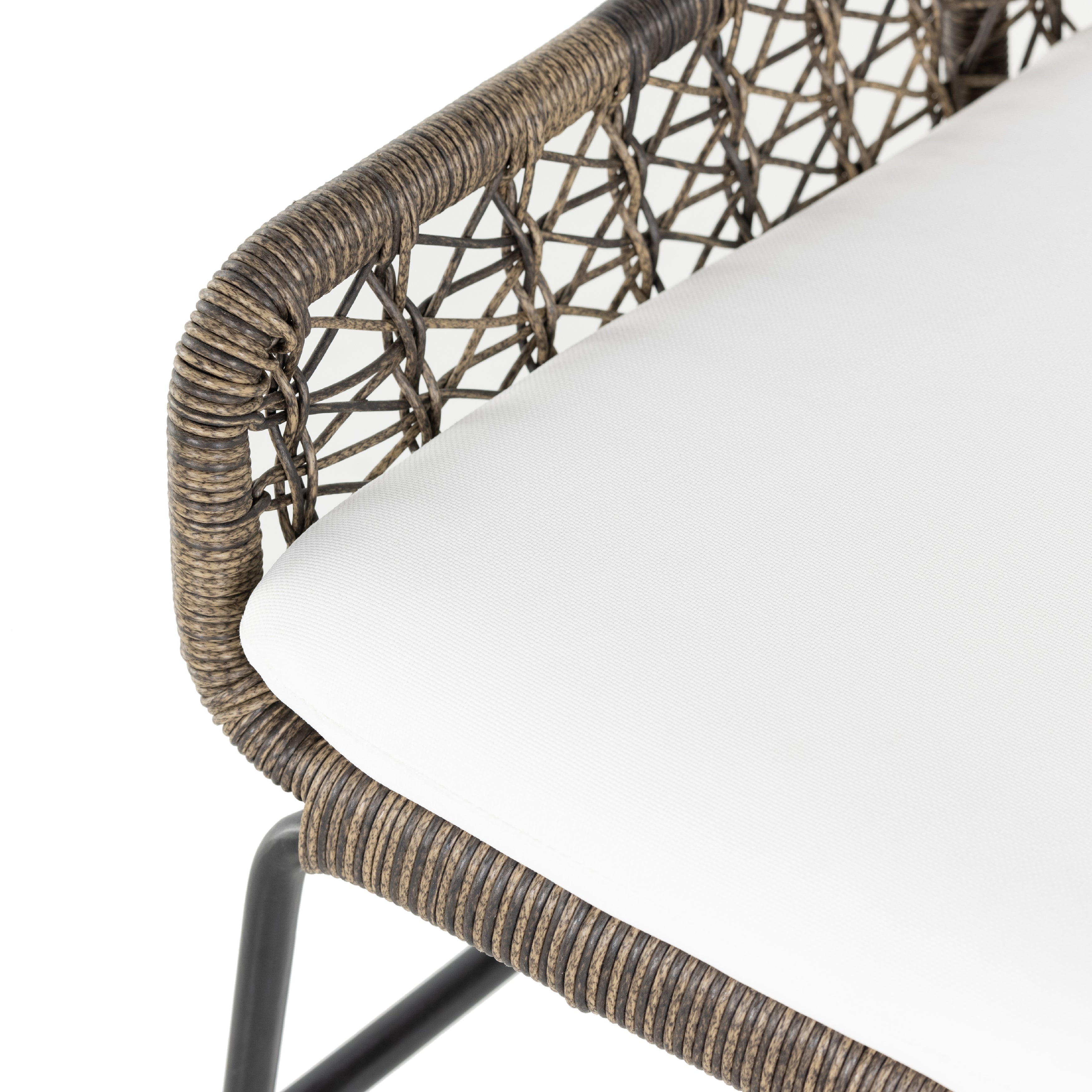 sylvie wicker outdoor cushioned dining chair for Magnoliass