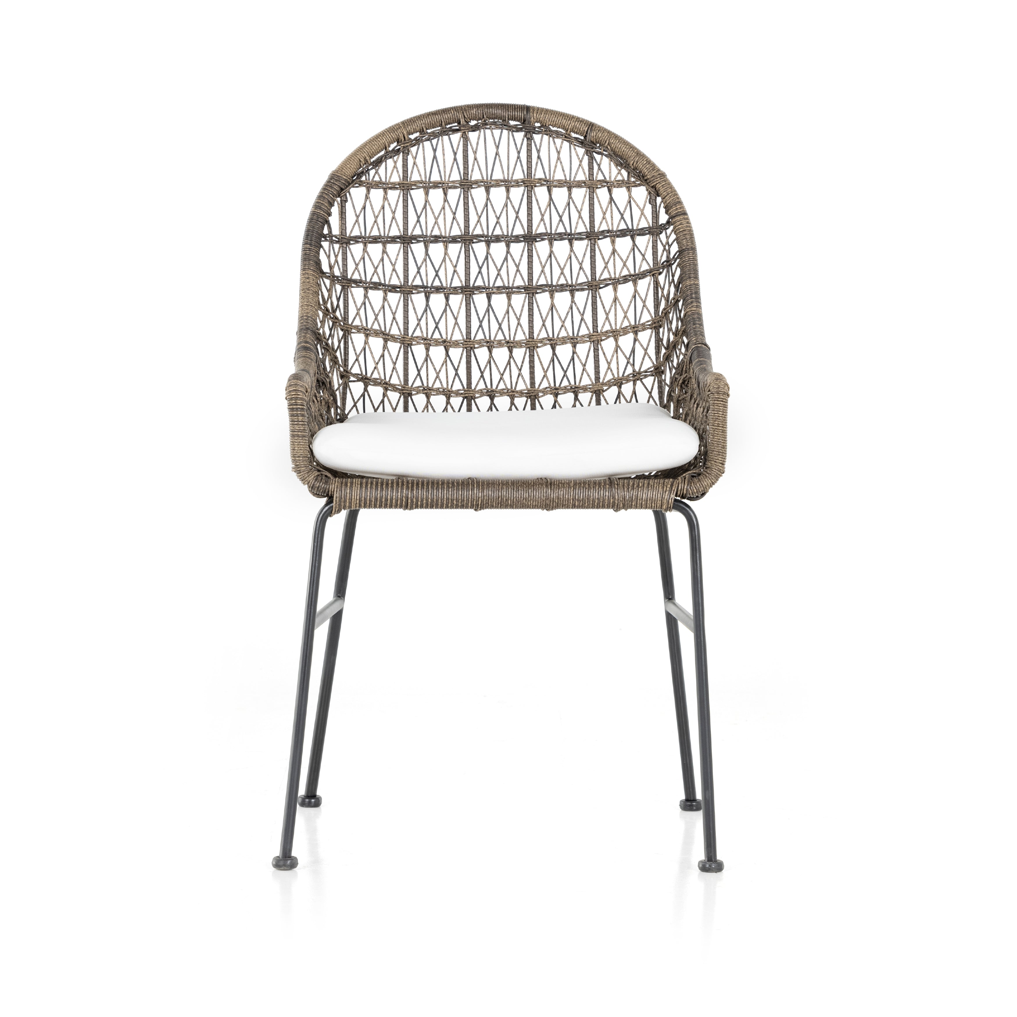 sylvie wicker outdoor cushioned dining chair for Magnoliass