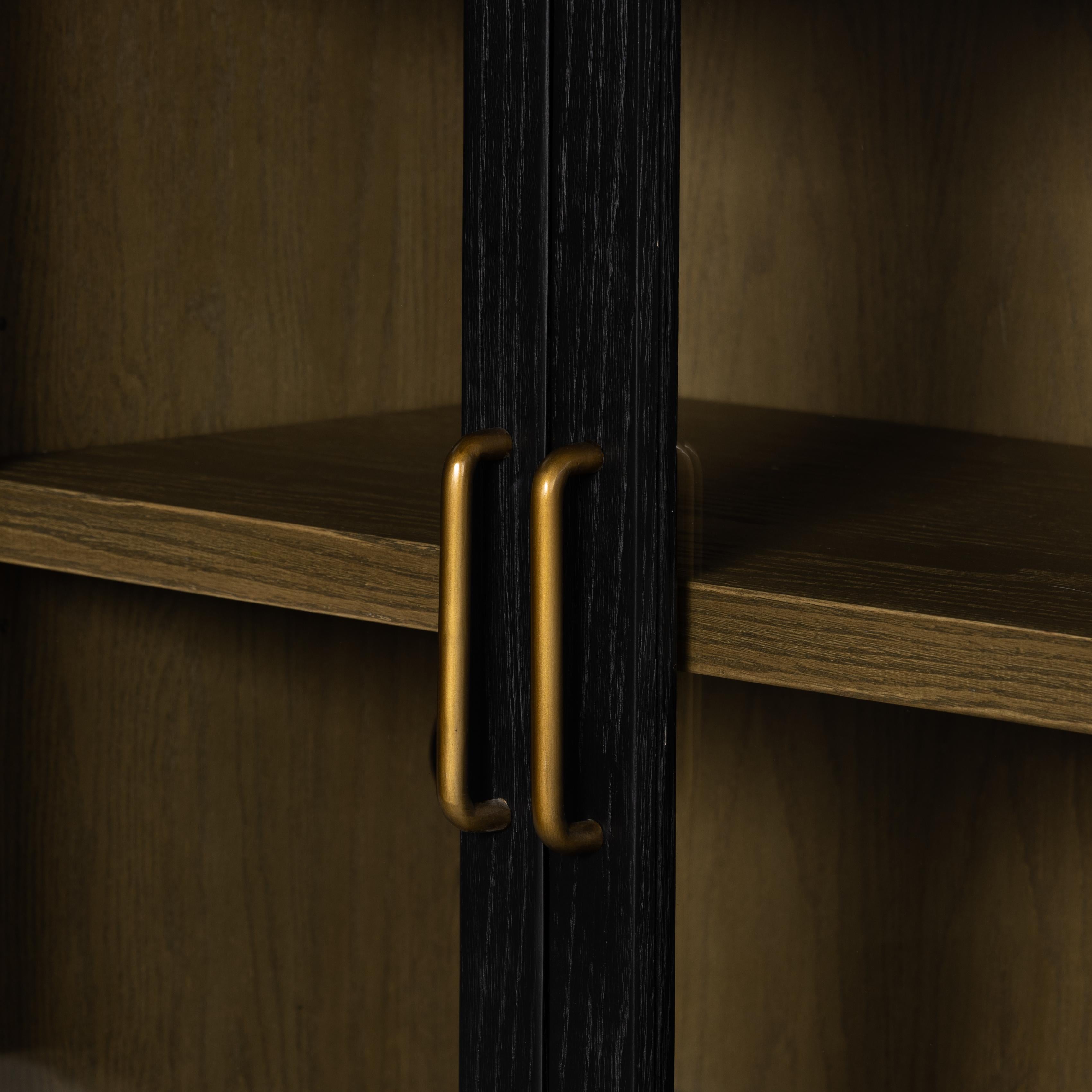 Belmont Sideboard close up of cabinet handles