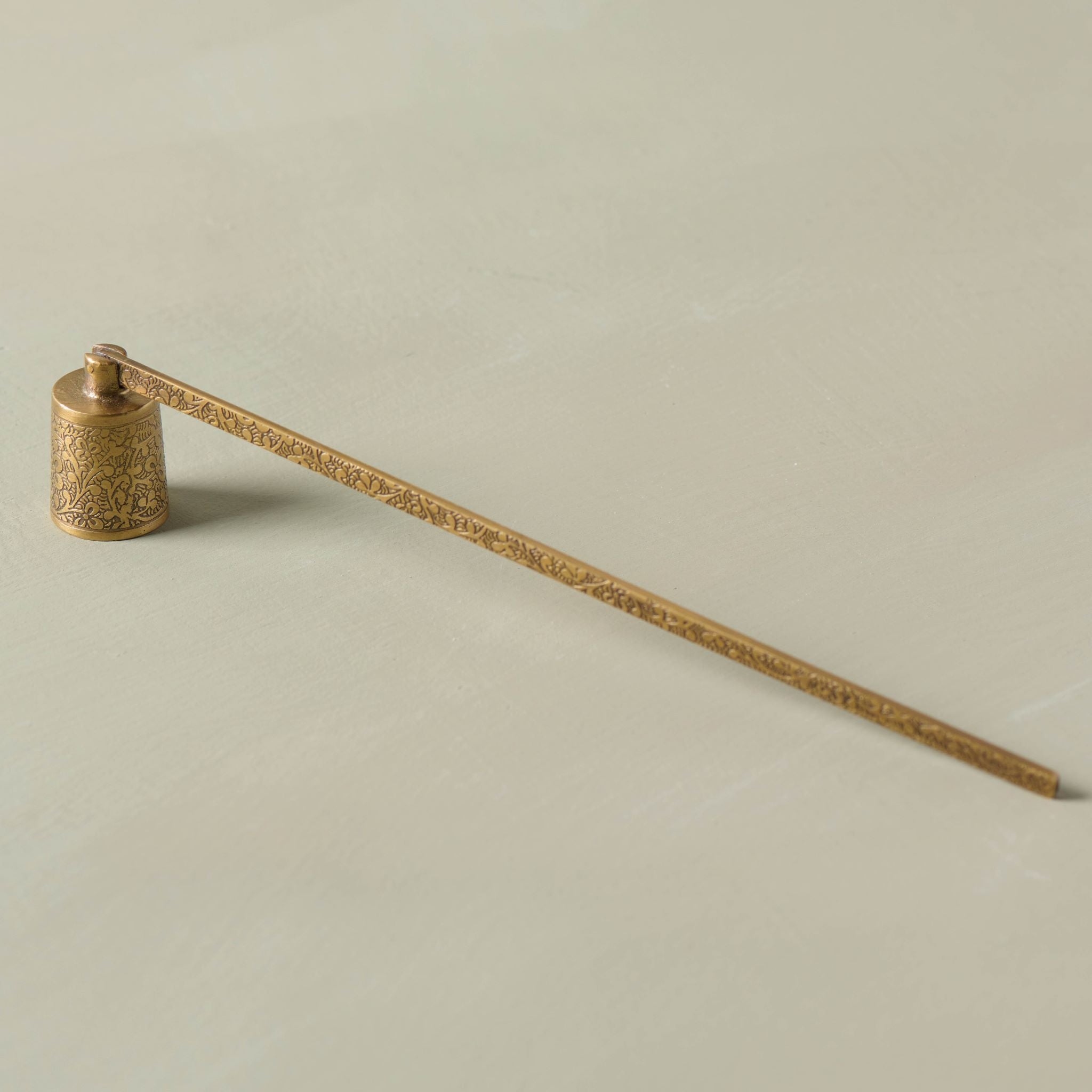 Magnoliass Antique Brass Candle Snuffer