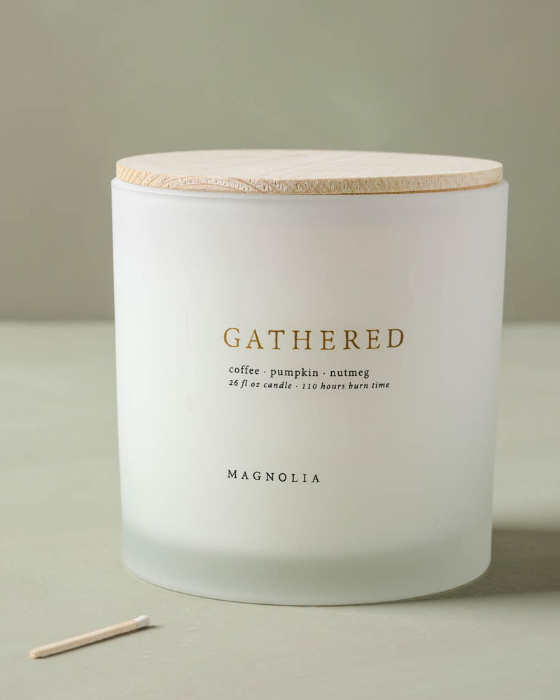 Magnoliass Gathered Candle