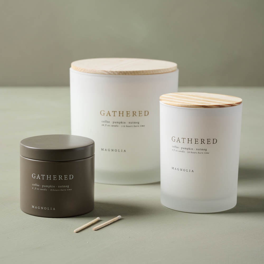 Magnoliass Gathered Candle