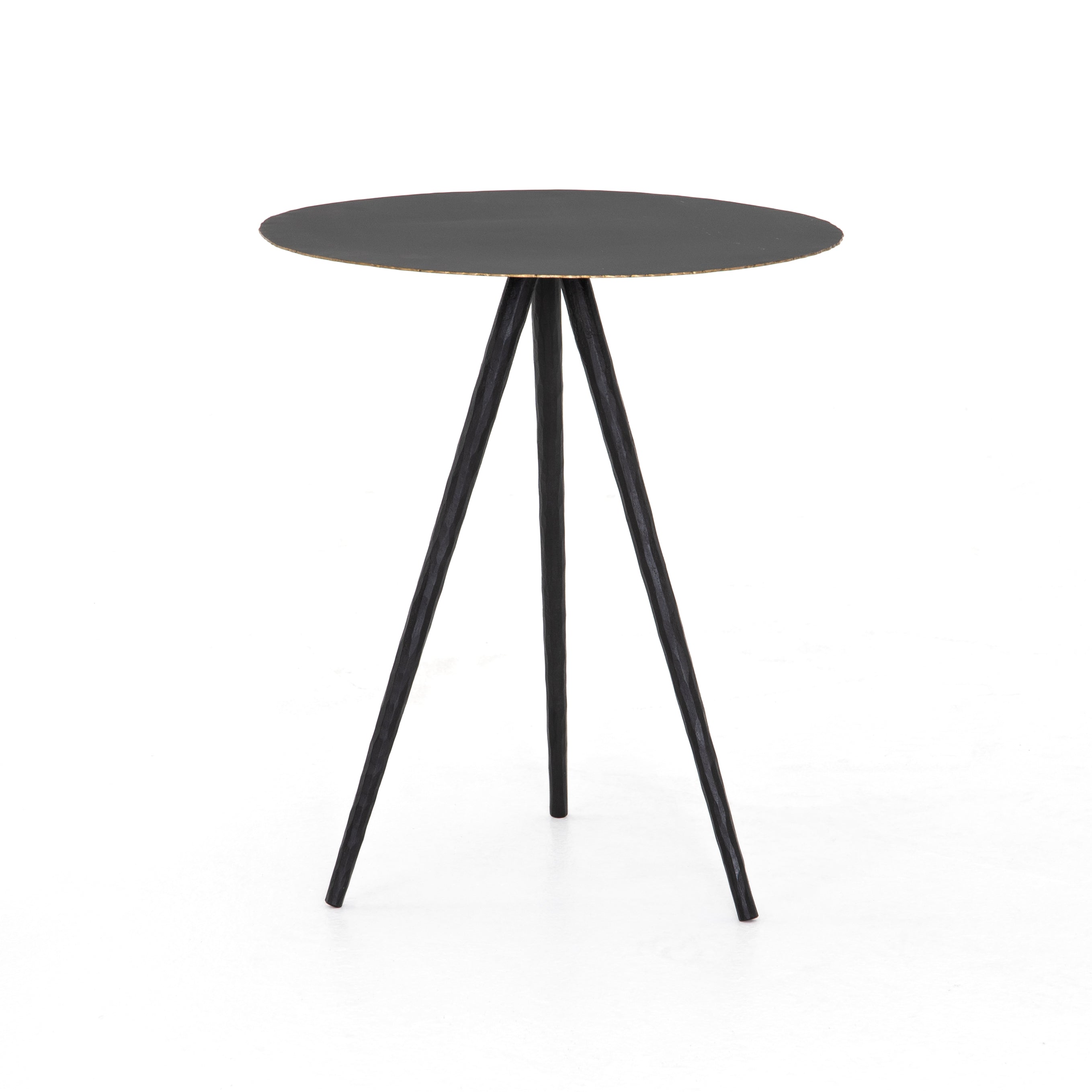 modern metal tripod end table