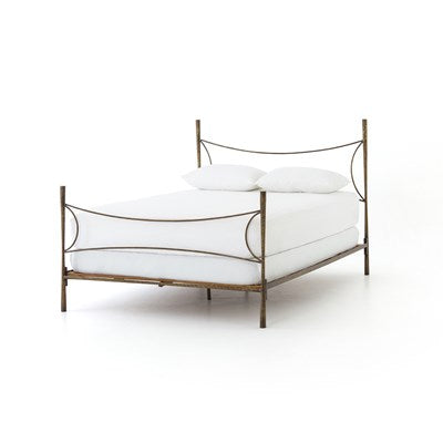 vivienne brass finished metal bed frame for Magnoliass
