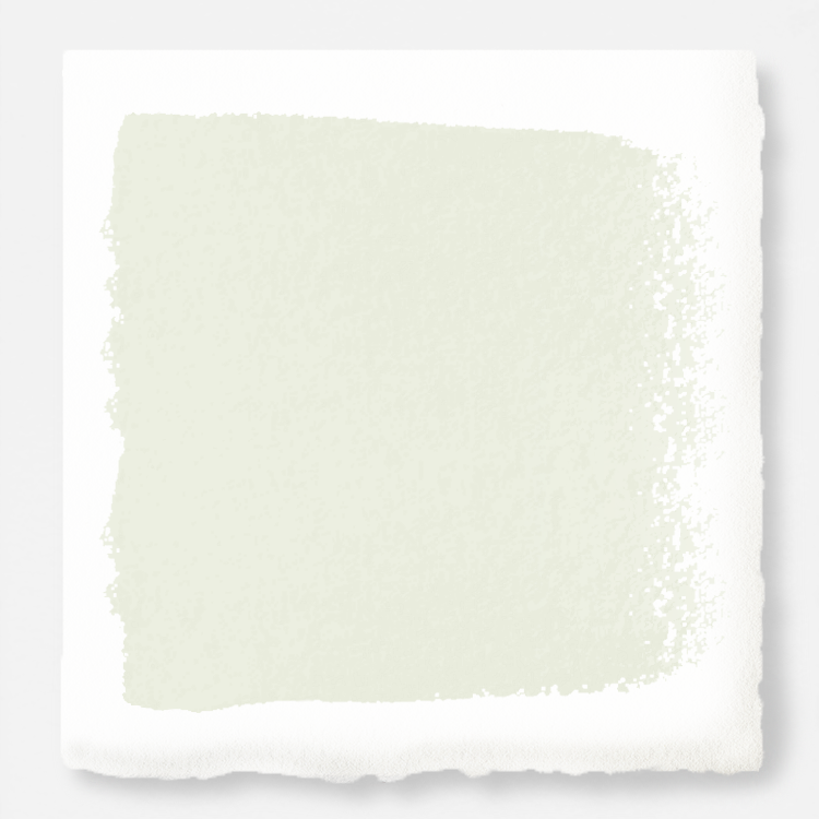 Crisp white lightly dusted with beige interior paint