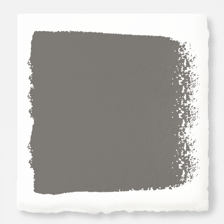 Smoky mid-toned brown interior paint named nesting box