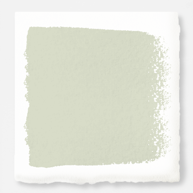 Almost white with cool mint accents interior paint named stoneware pieces