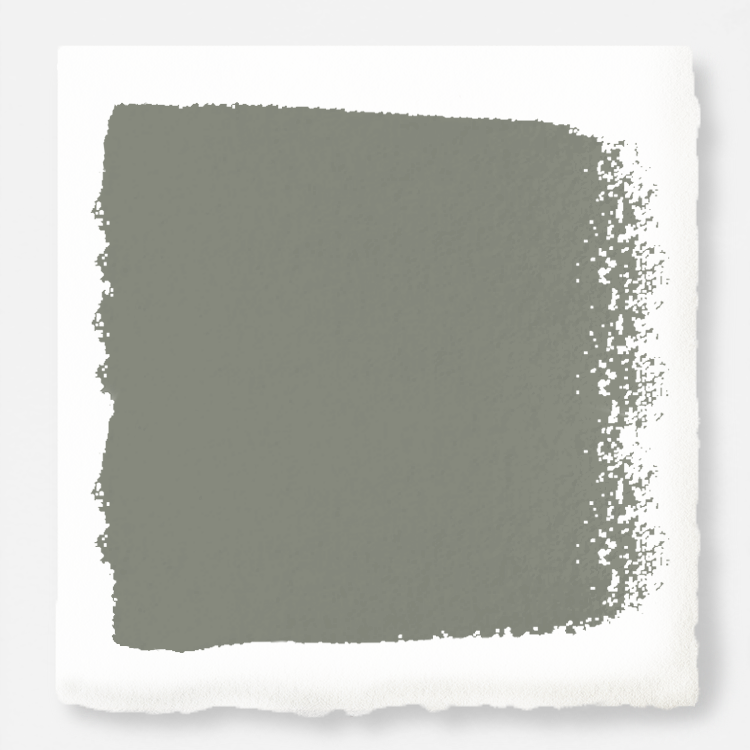 Pale ivy green door and cabinet paint named eden