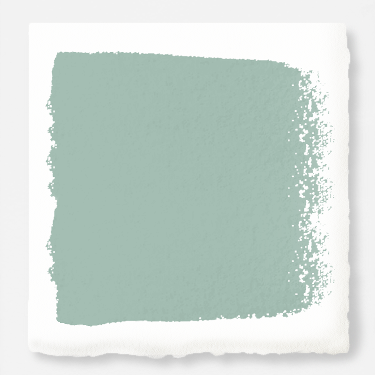 Aqua and minty blue slightly muted with gray interior paint named texas summer