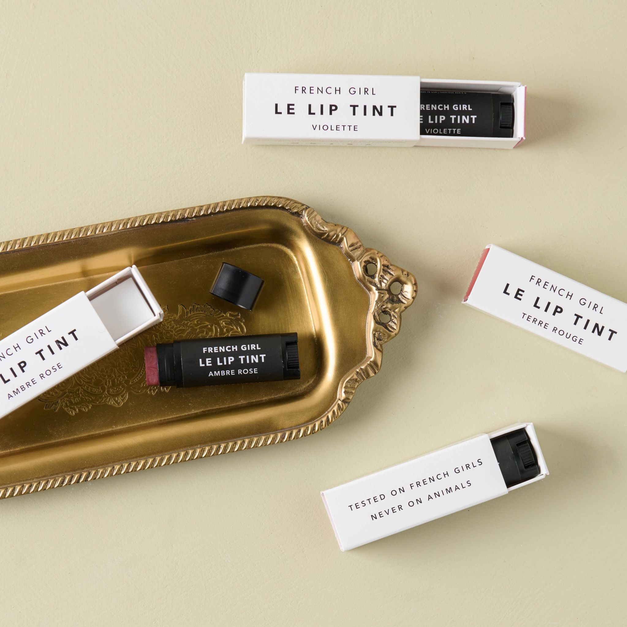 french girl le lip ambre rose tint