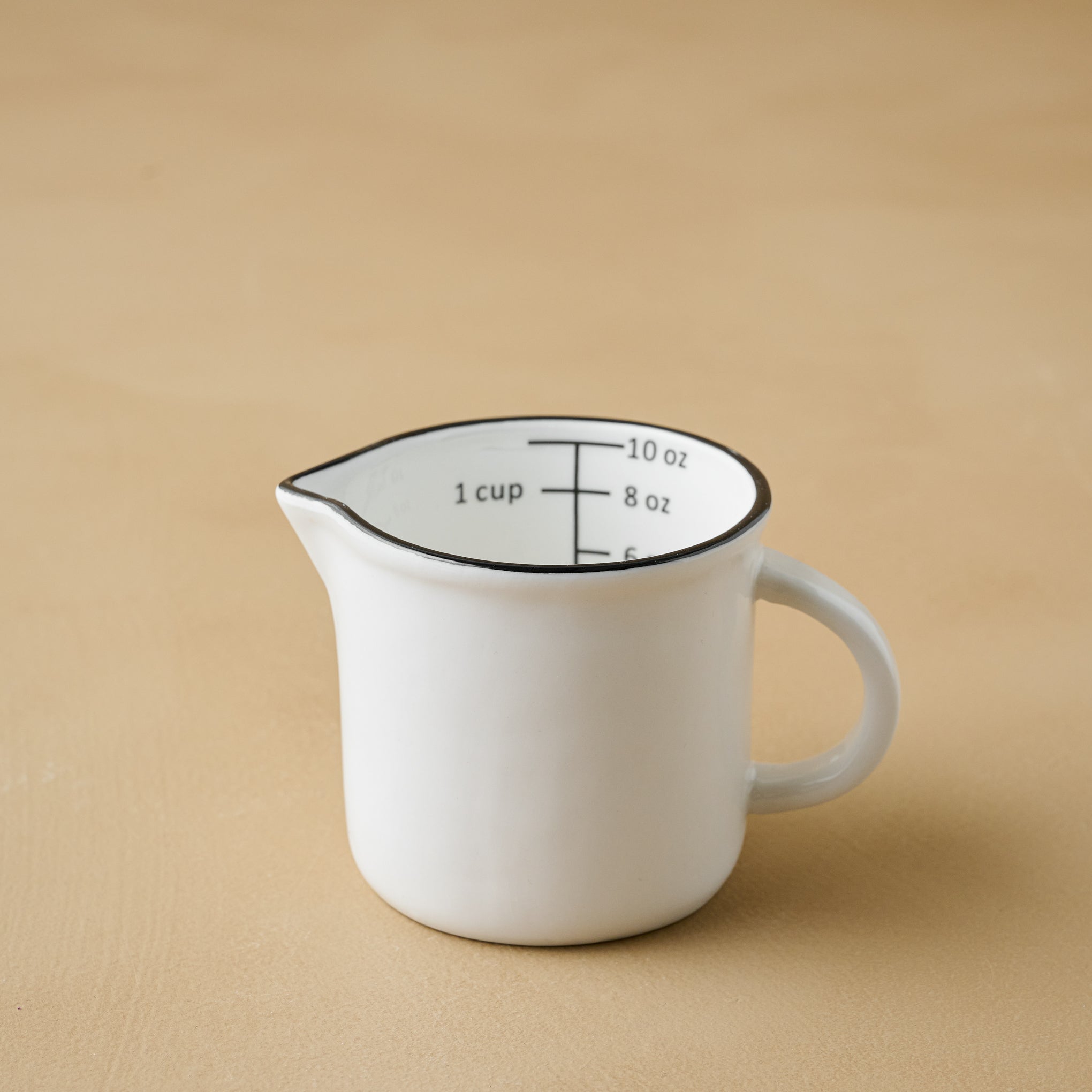 Magnoliass Black Rim Measuring Pitcher in small 