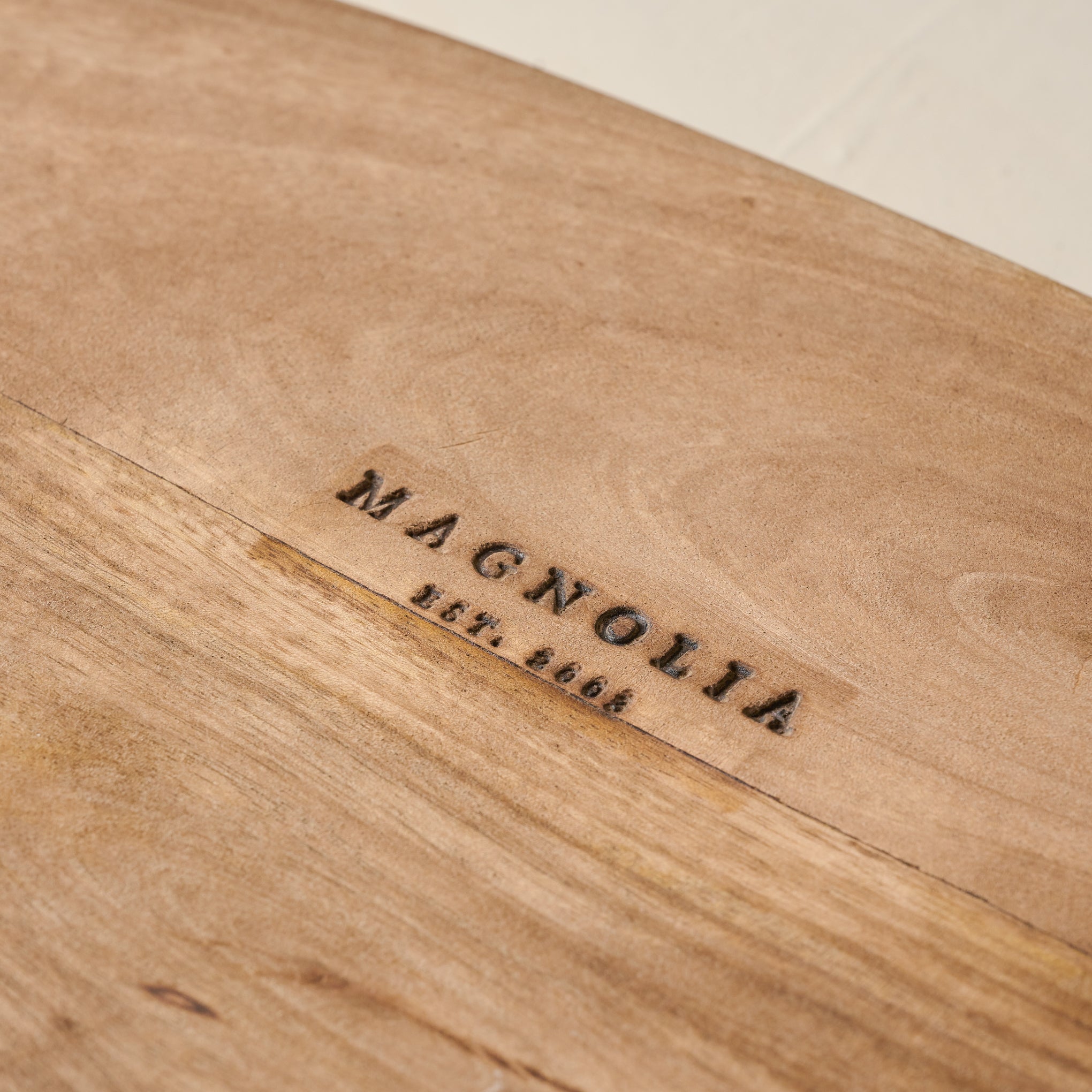 Magnoliass Small Brigitte Fluted Edge Wood Tray