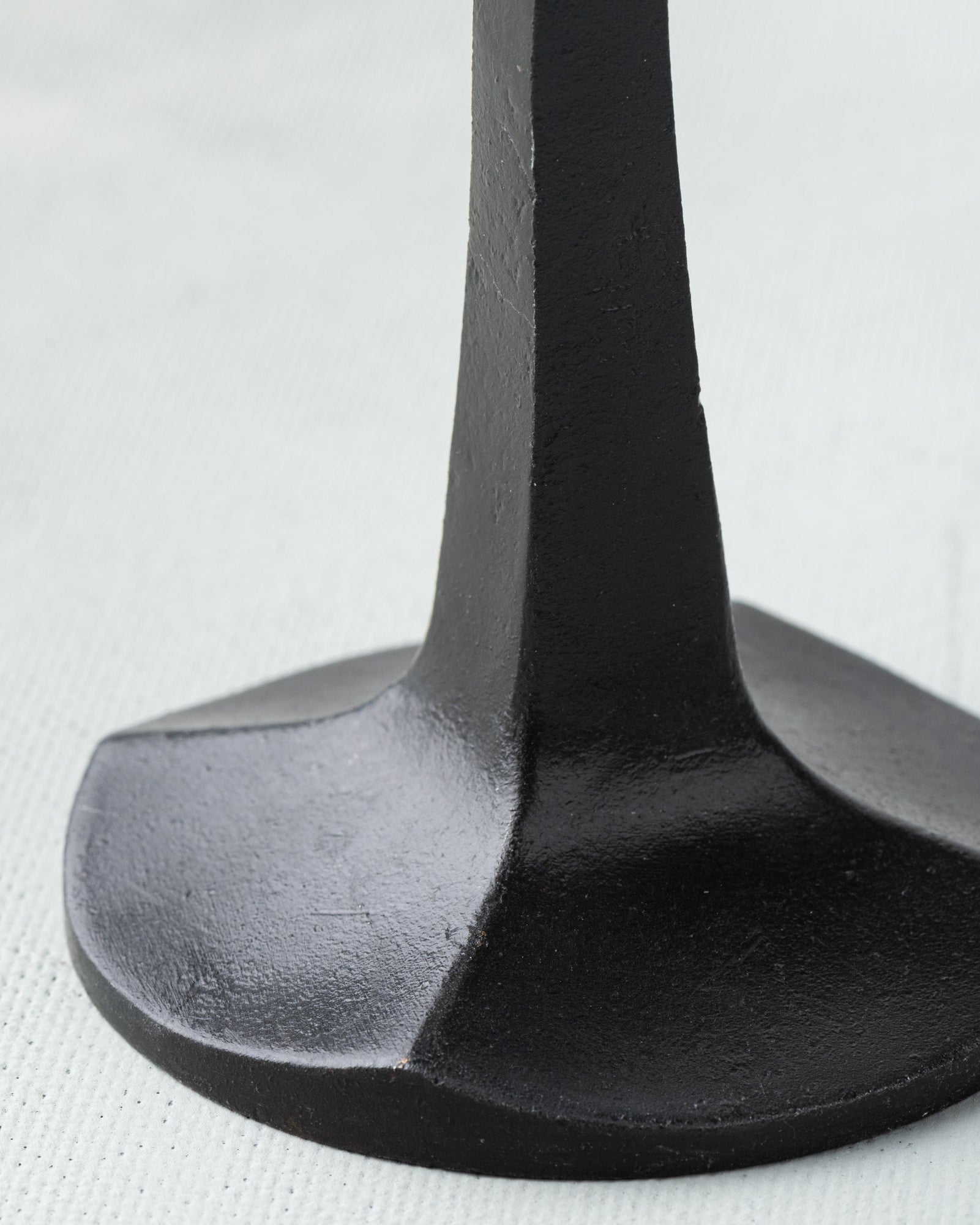 traditional style antique black gatecrest candleholder
