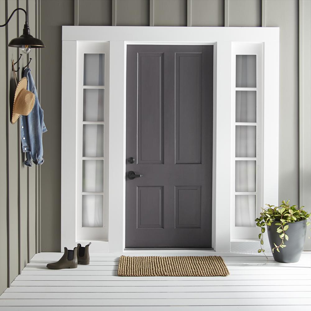 chalky black exterior paint