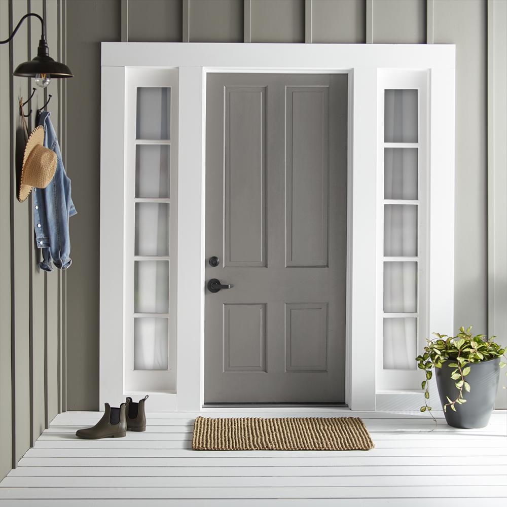 Smoky mid-toned brown exterior paint