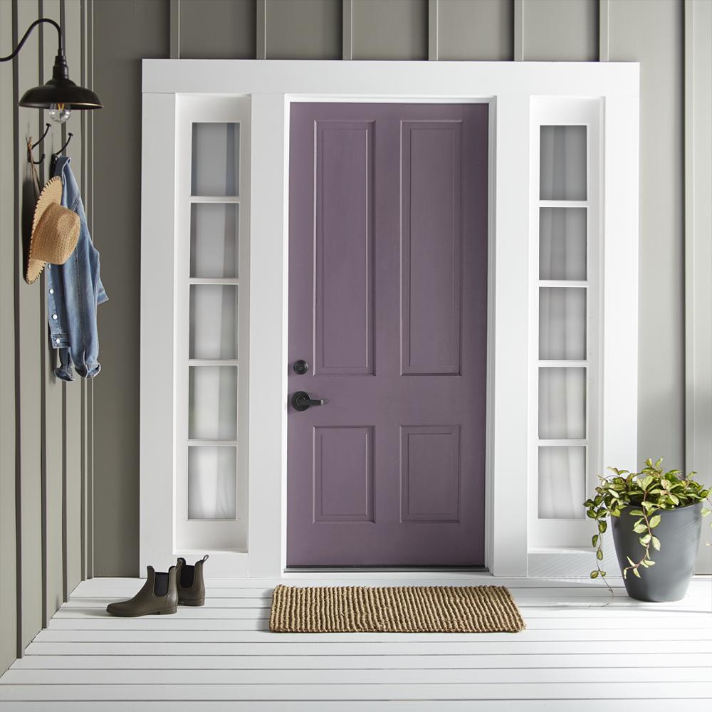 Deep and dusty berry exterior paint