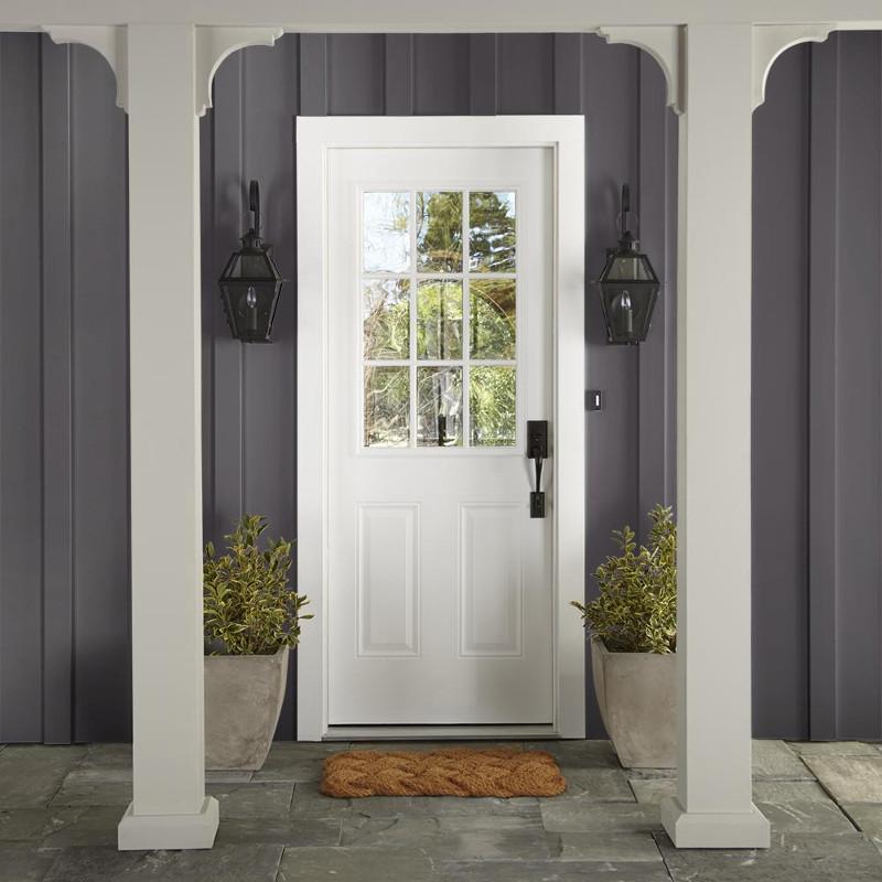 chalky black exterior paint