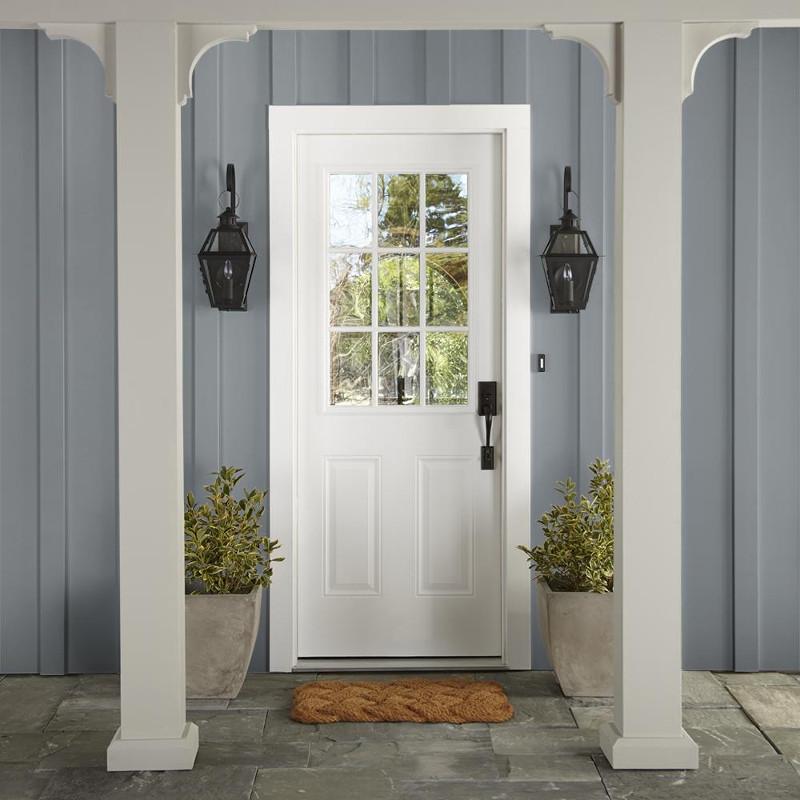 dark gray with blue undertones exterior paint