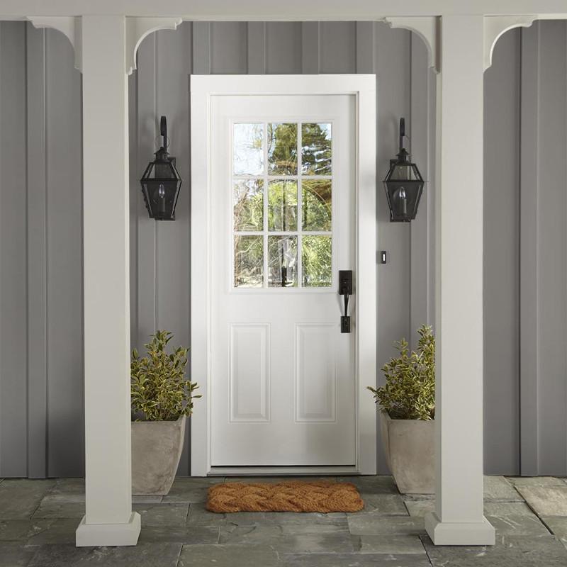 Smoky mid-toned brown exterior paint