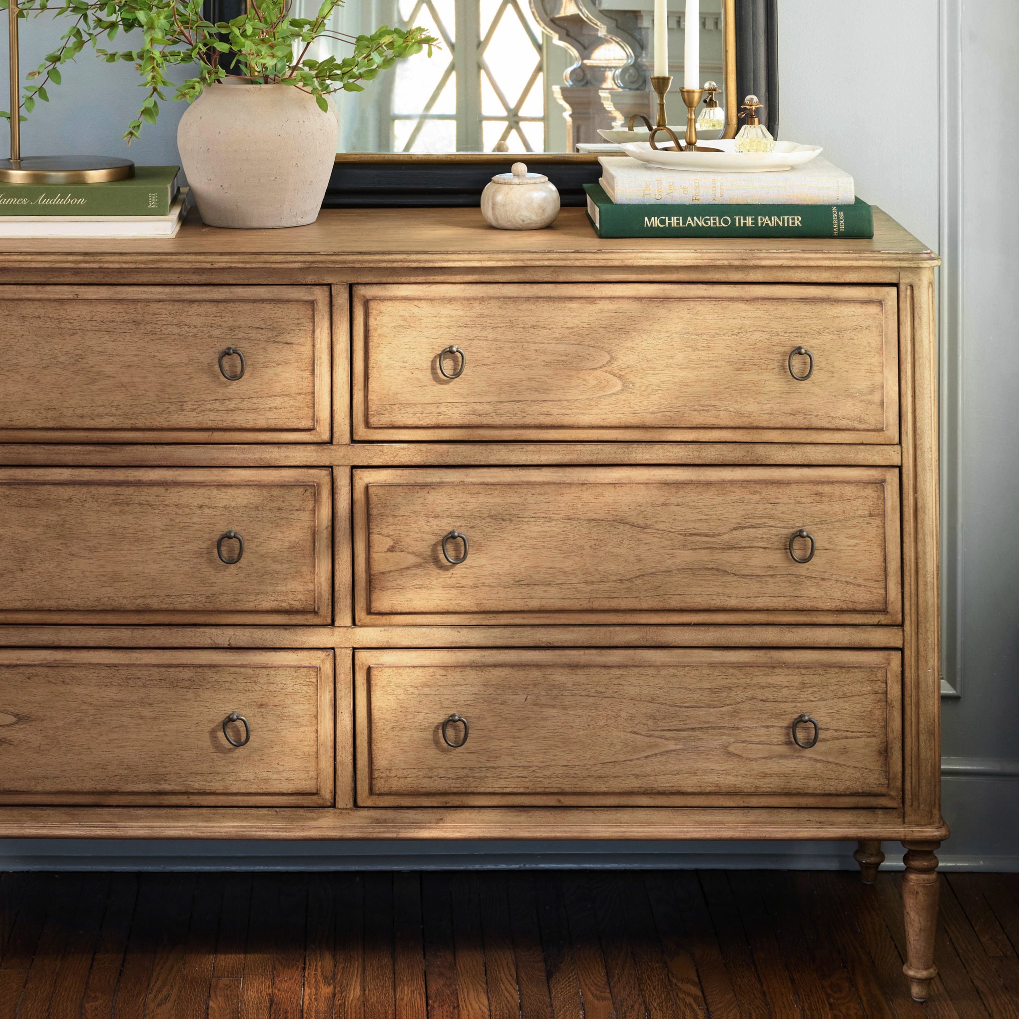 Corinne dresser in bedroom setting
