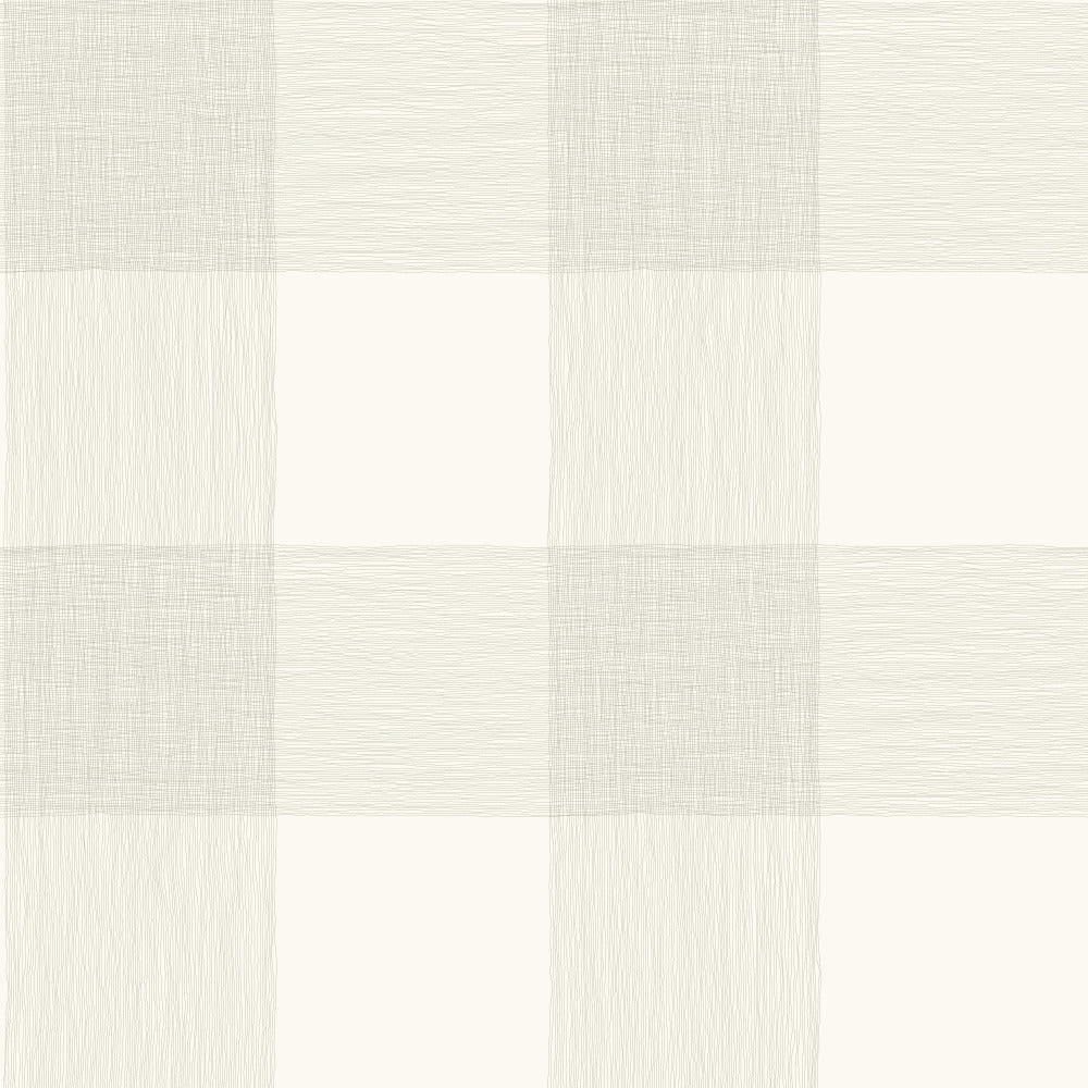 muted green and white textured buffalo check patterned wallpaper