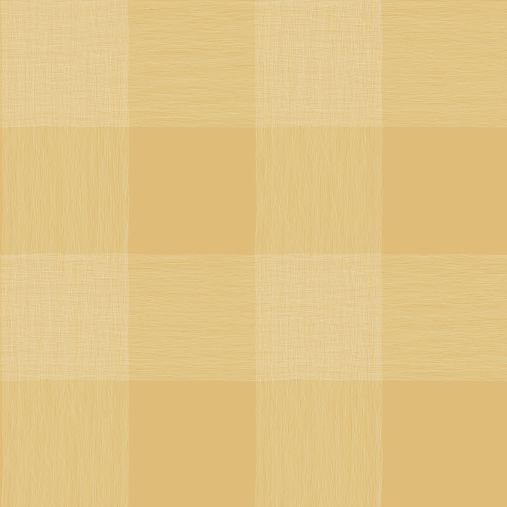 yellow textured buffalo check patterned wallpaper