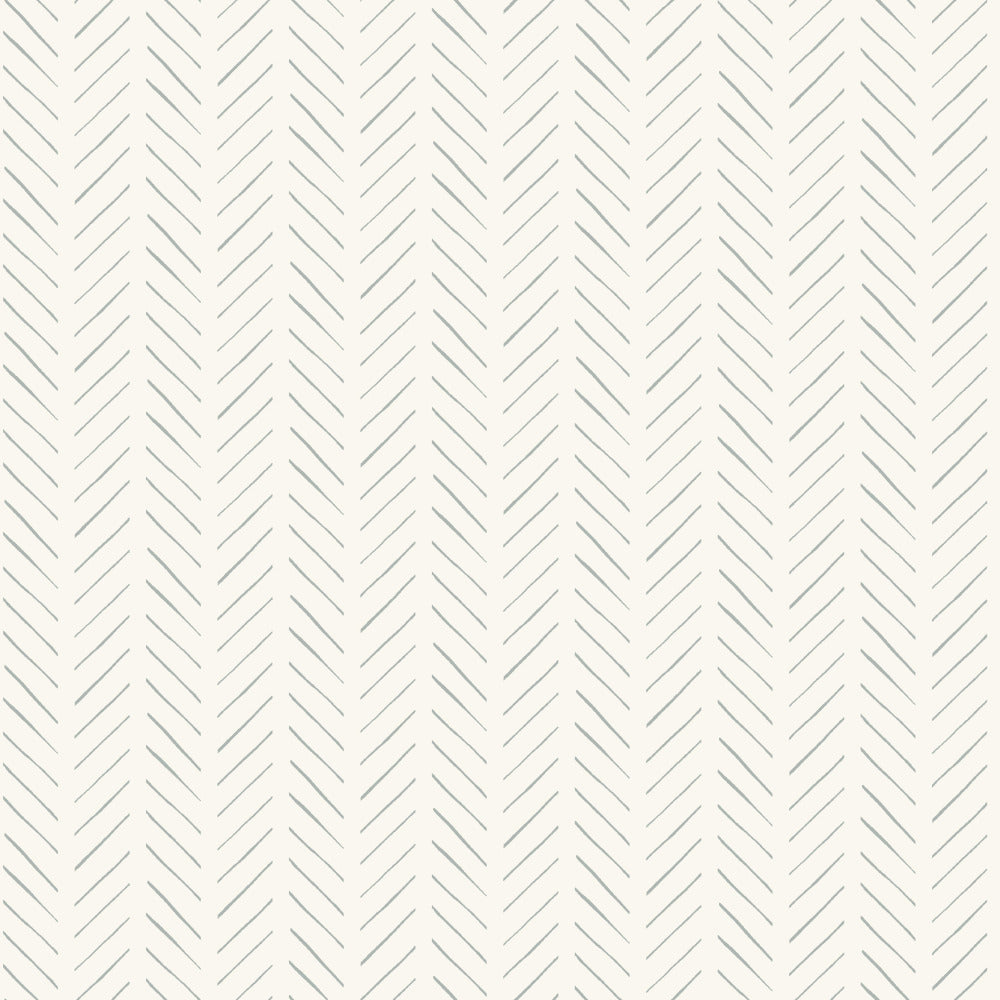 white and grey herringbone mark pattern wallpaper