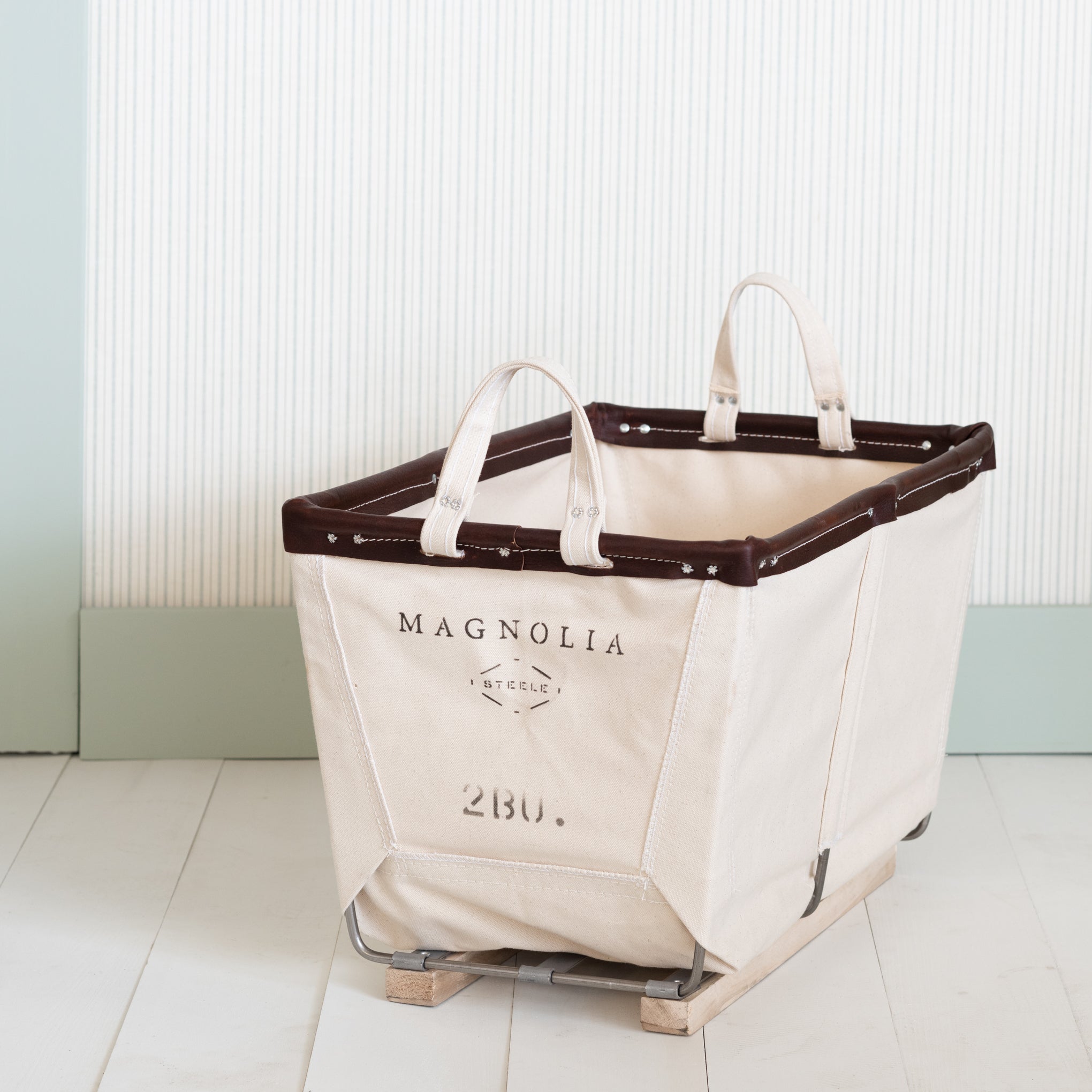 Magnoliass Steele Canvas Small Basket - 2 BU