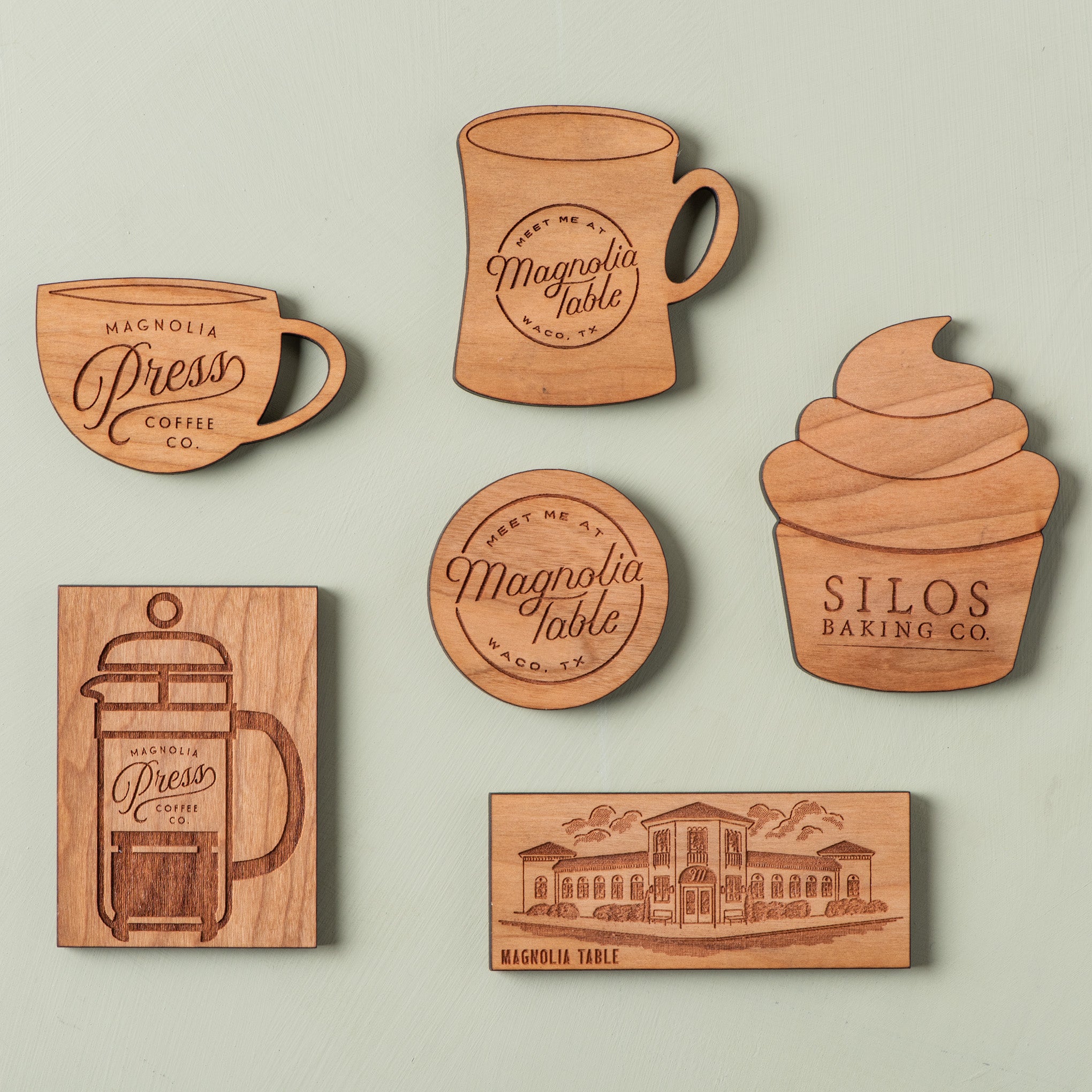 Magnoliass Press Latte Mug Magnet