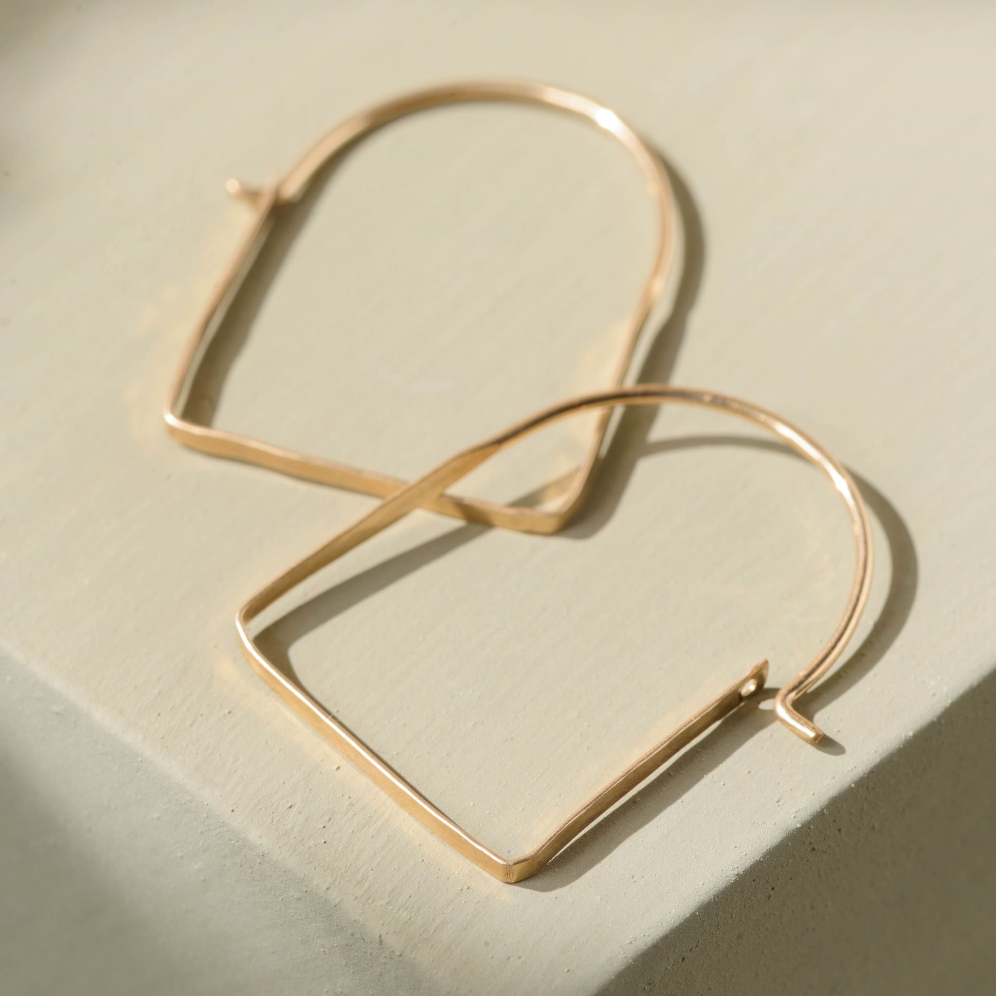 Magnoliass Window Hoop Earrings