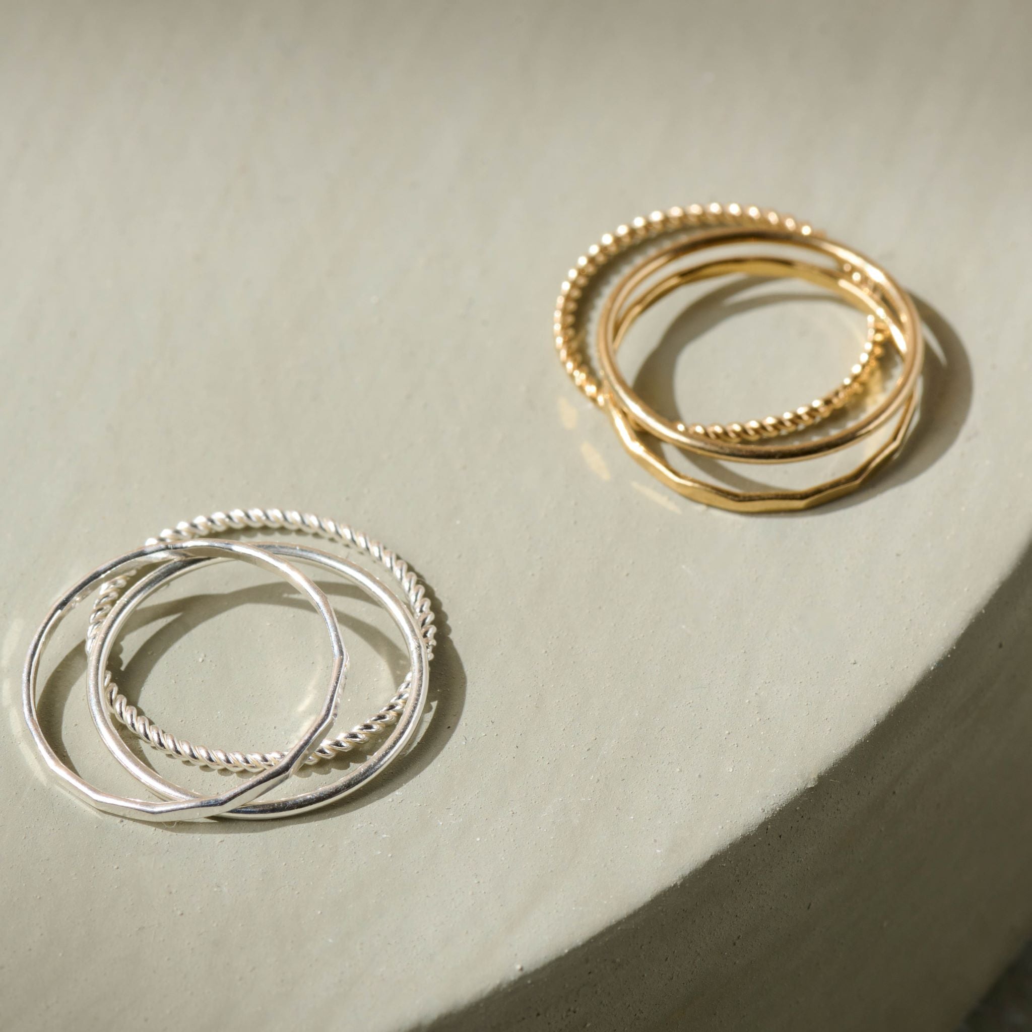 Magnoliass Stacking Ring Set