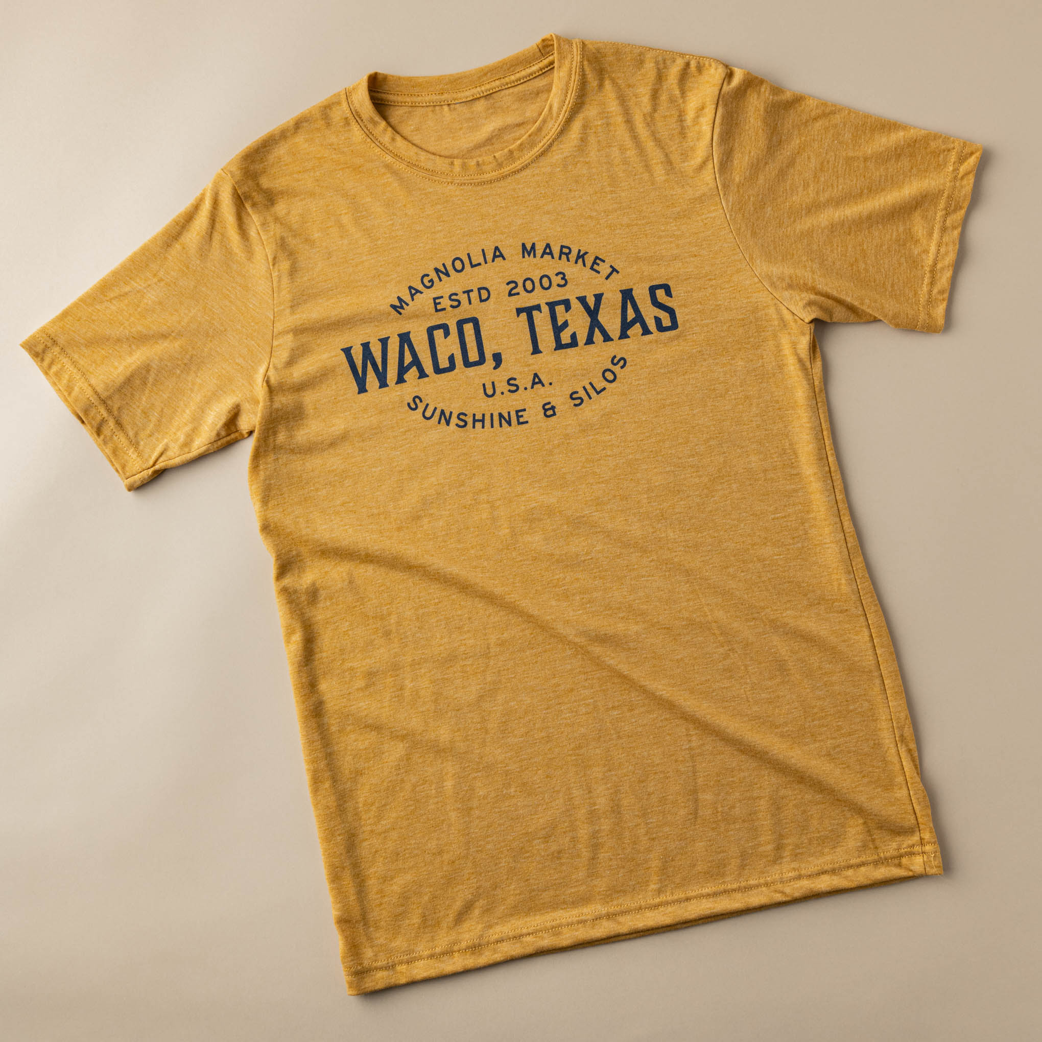 Magnoliass sunshine and silos mustard shirt